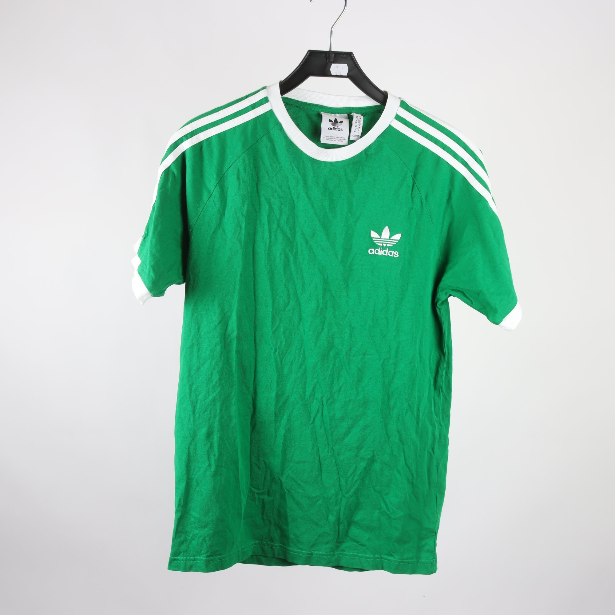 T-shirt, Adidas, grön, vit, stl. M.