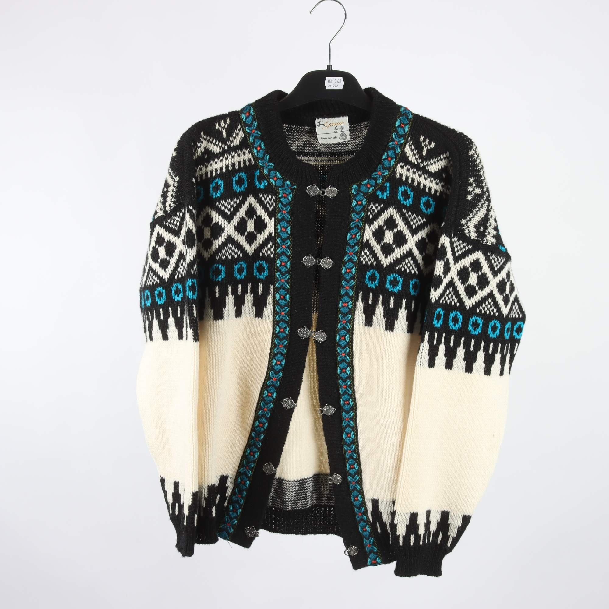 Lusekofta, Gann Sporty, 100% ull, stl. 46