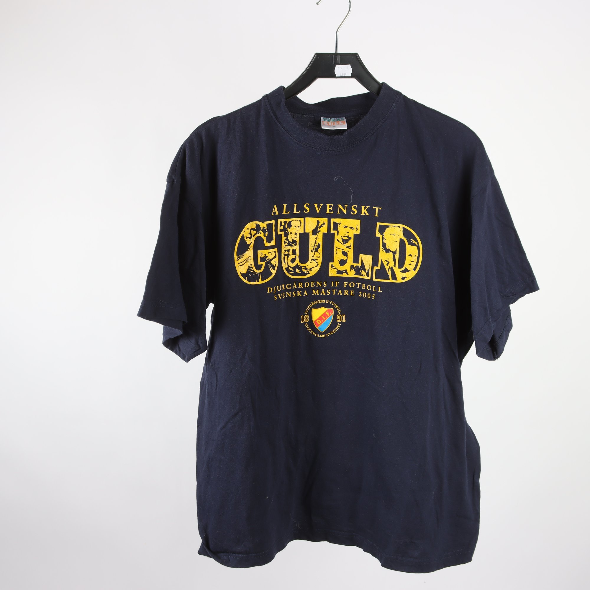 T-shirt, Texas Bull, DIF, Djurgården, blå, stl. XL.