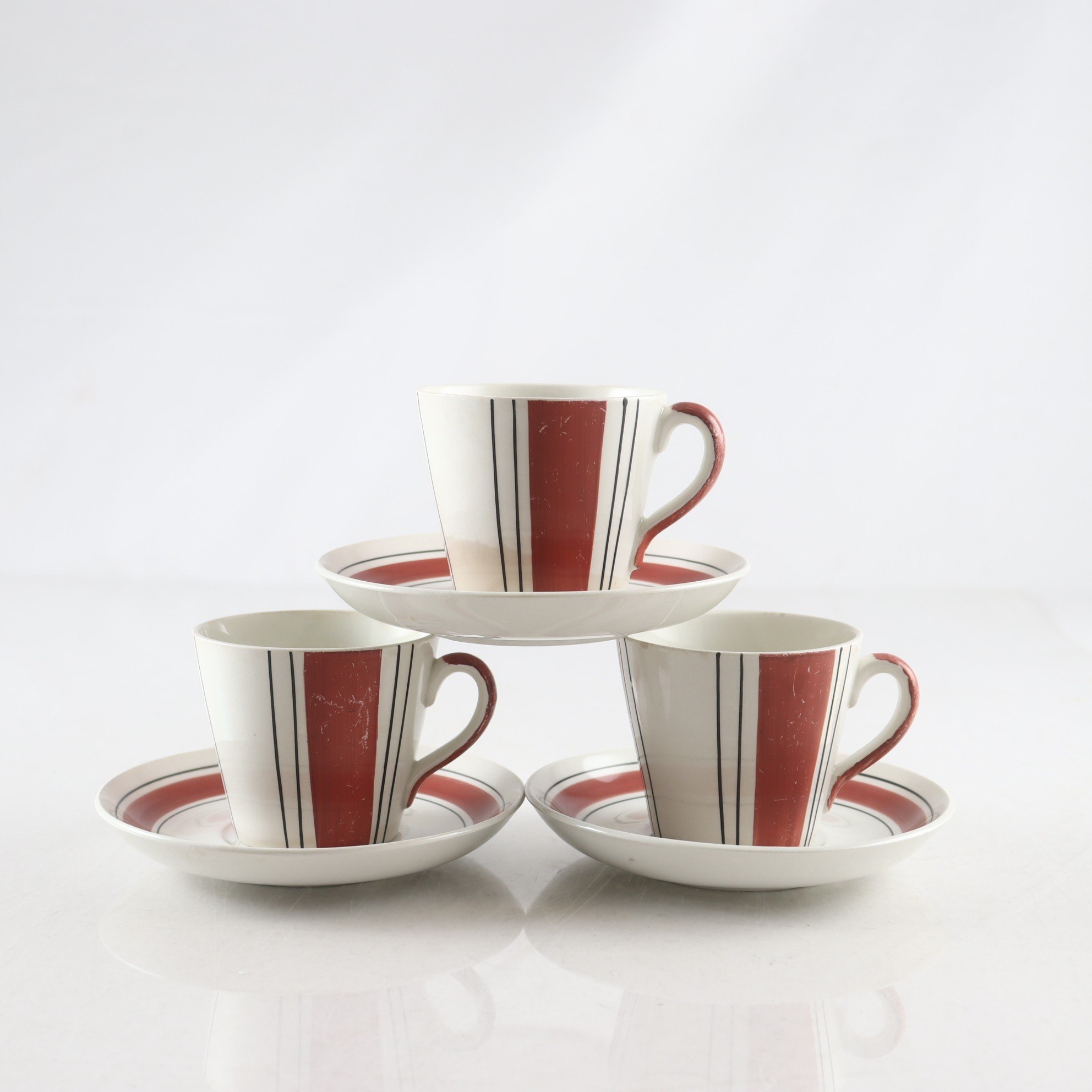 Koppar på fat, ”Trio”, Helmer Ringström, Gefle