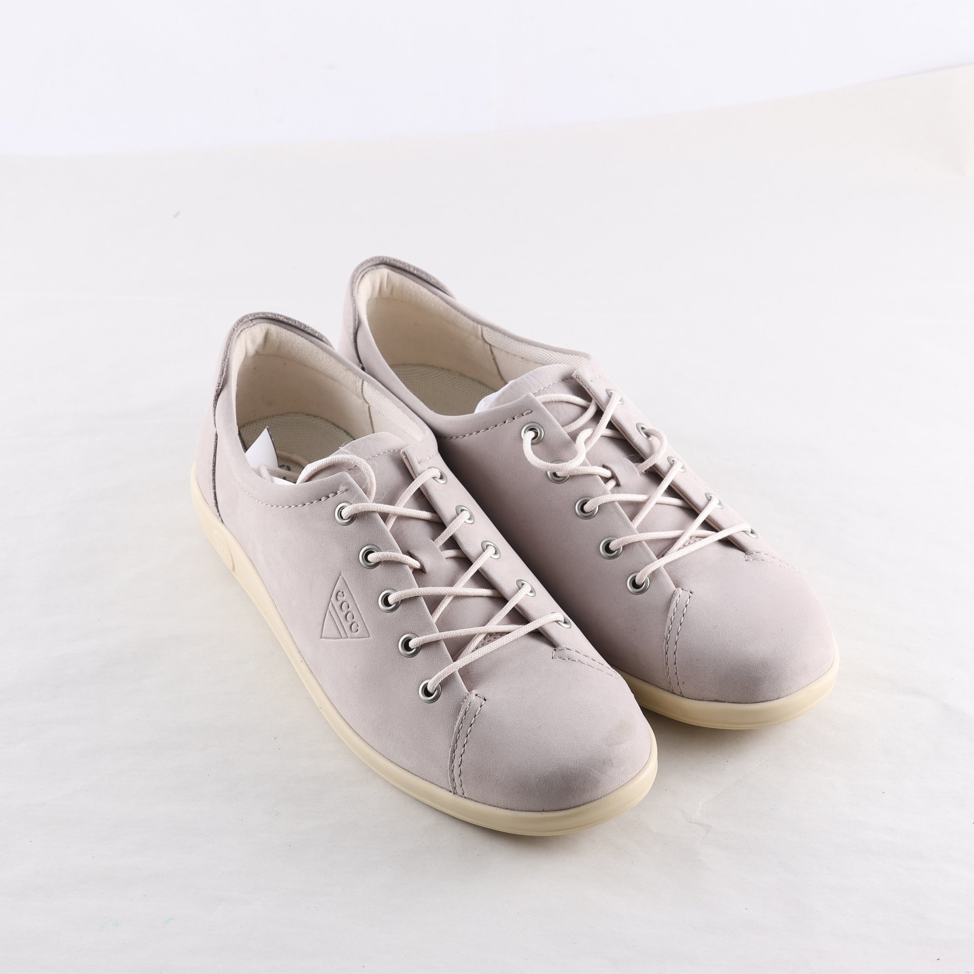 Sneakers, Ecco, grå, skinn, stl. 40.