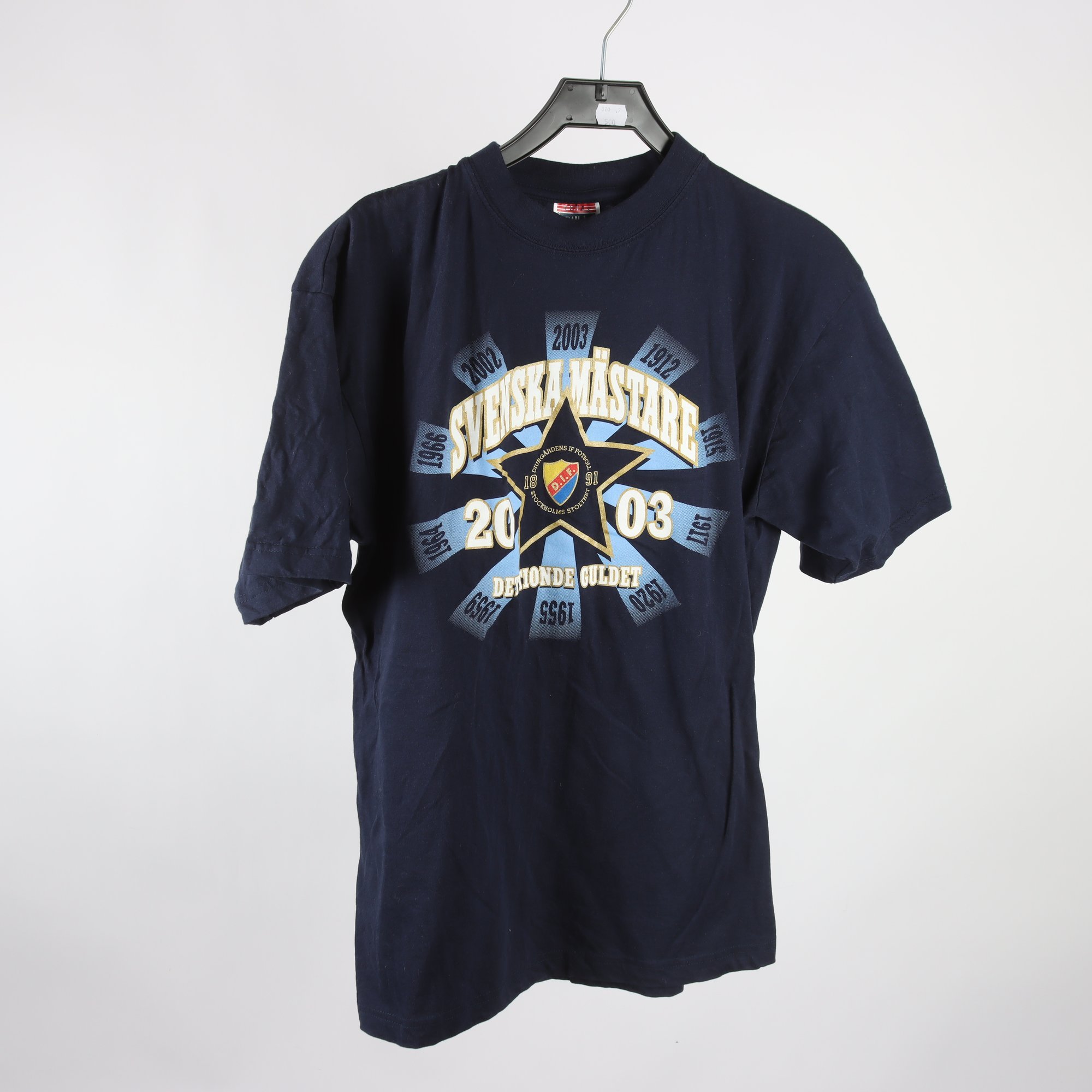 T-shirt, Texas Bull, DIF, Djurgården, blå, stl. L.