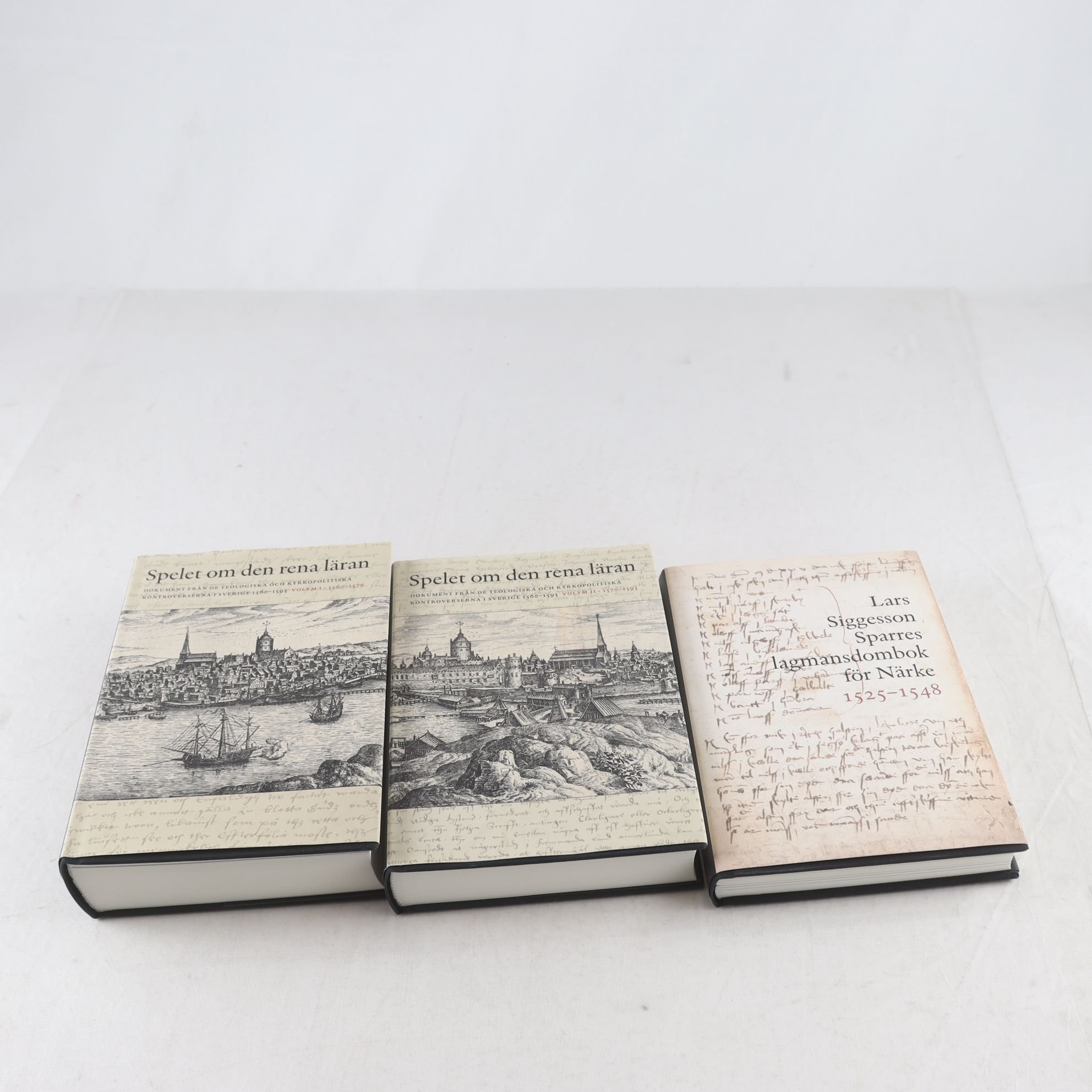 Spelet om den rena läran Vol. I-II + Lars Siggesson Sparres lagmansdombok