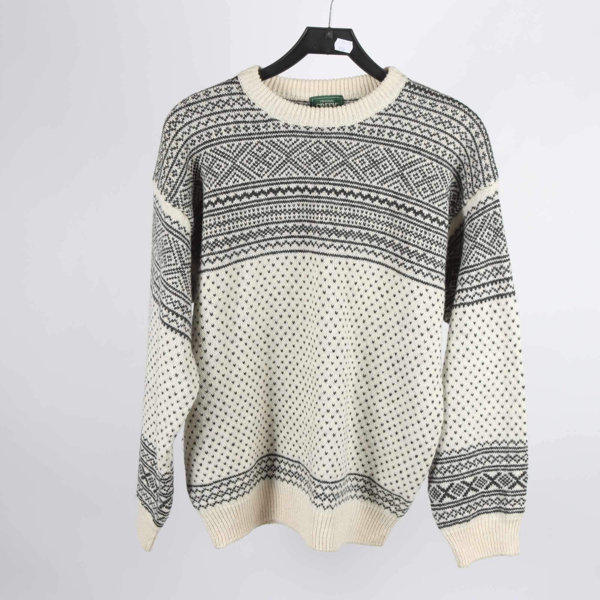 Tröja, Creeem by Adelsten, svart, vit, mönstrad, stl. S