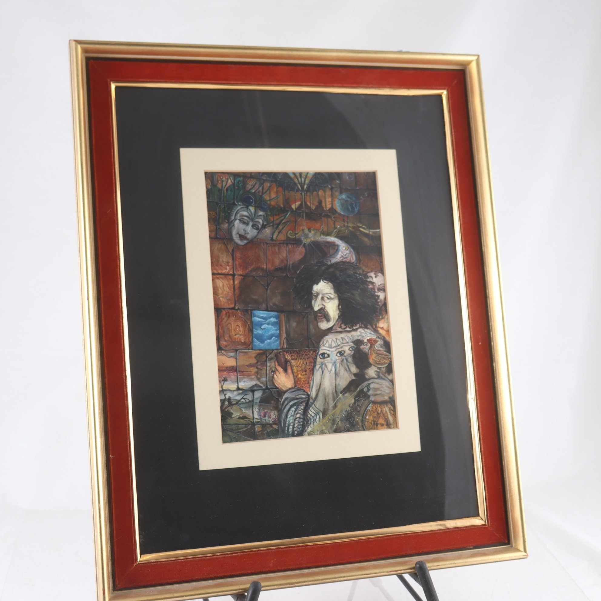 Akvarell, Jan Ternald, (f. 1952), signerad, daterad 1974. Endast avhämtning.