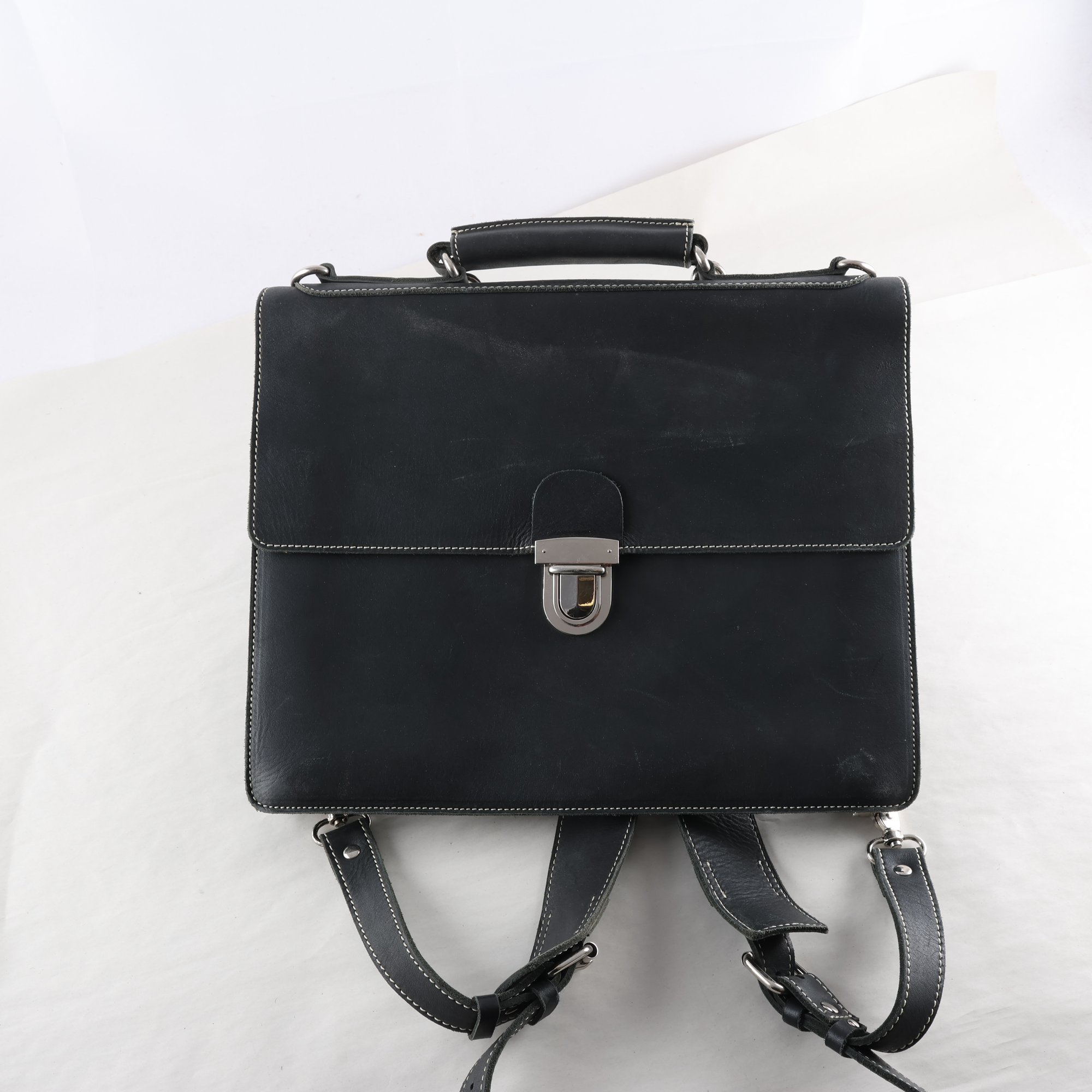 Väska, Sandqvist, svart, skinn