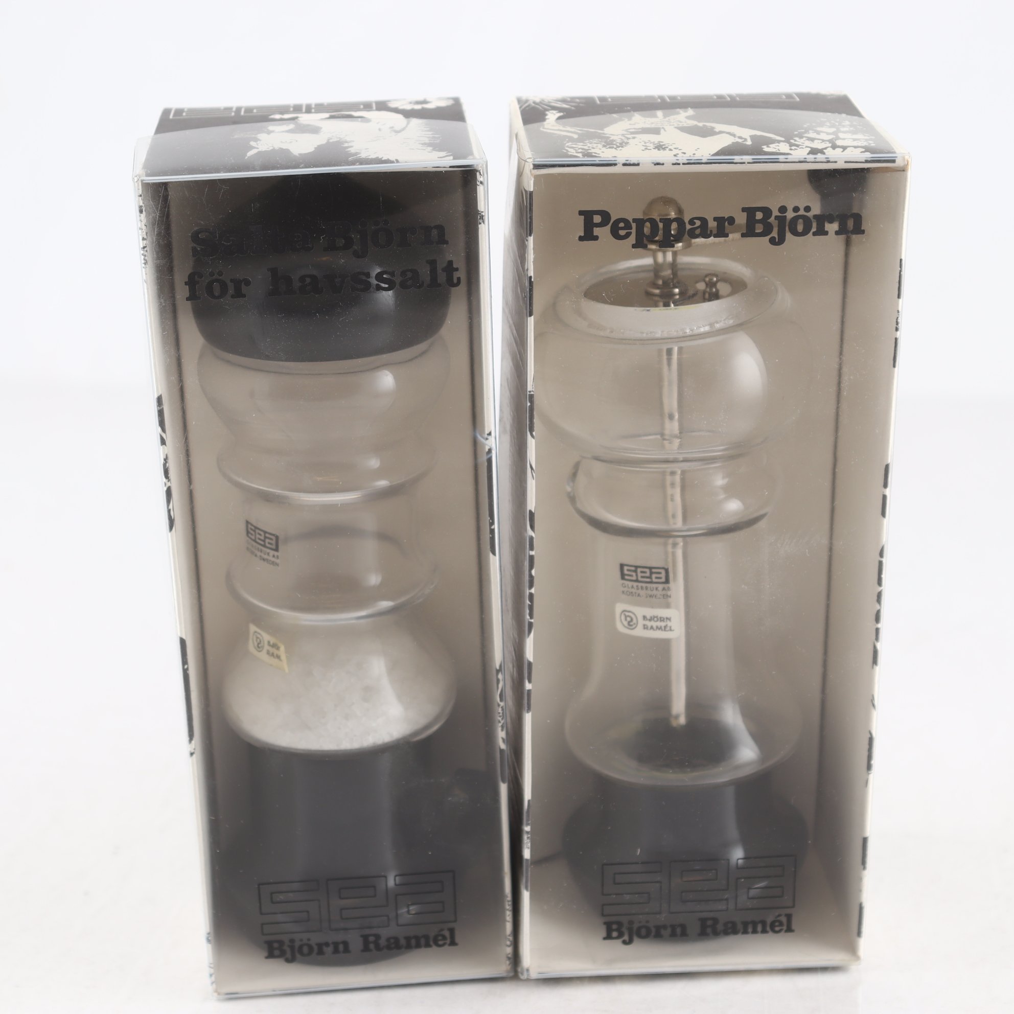 Salt & pepparkvarnar, Björn Ramel, Sea glasbruk