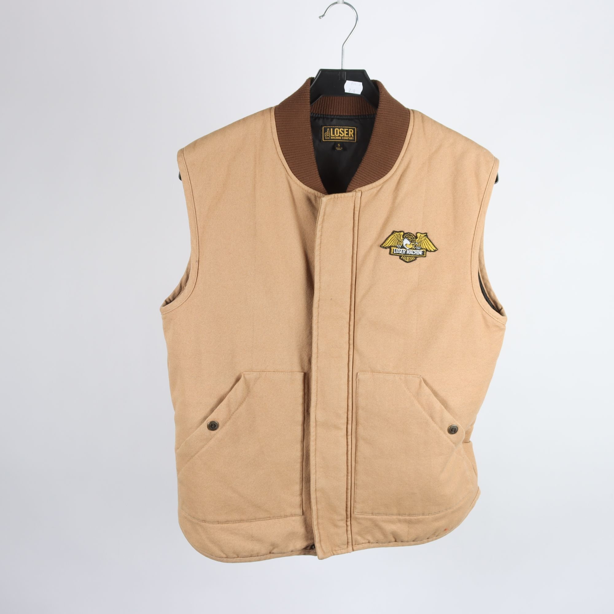 Väst, Loser Machine Company, brunbeige, stl. S