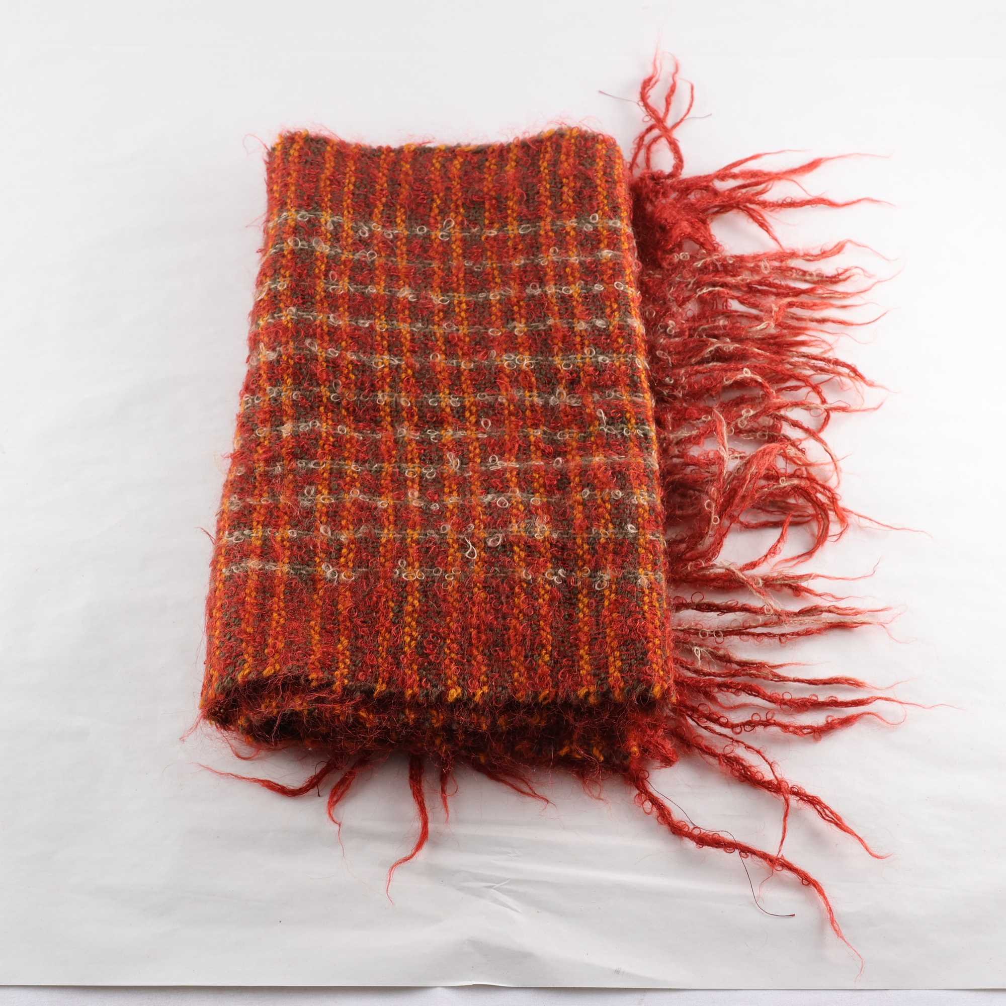 Halsduk, Mulberry Company, flerfärgad, ull