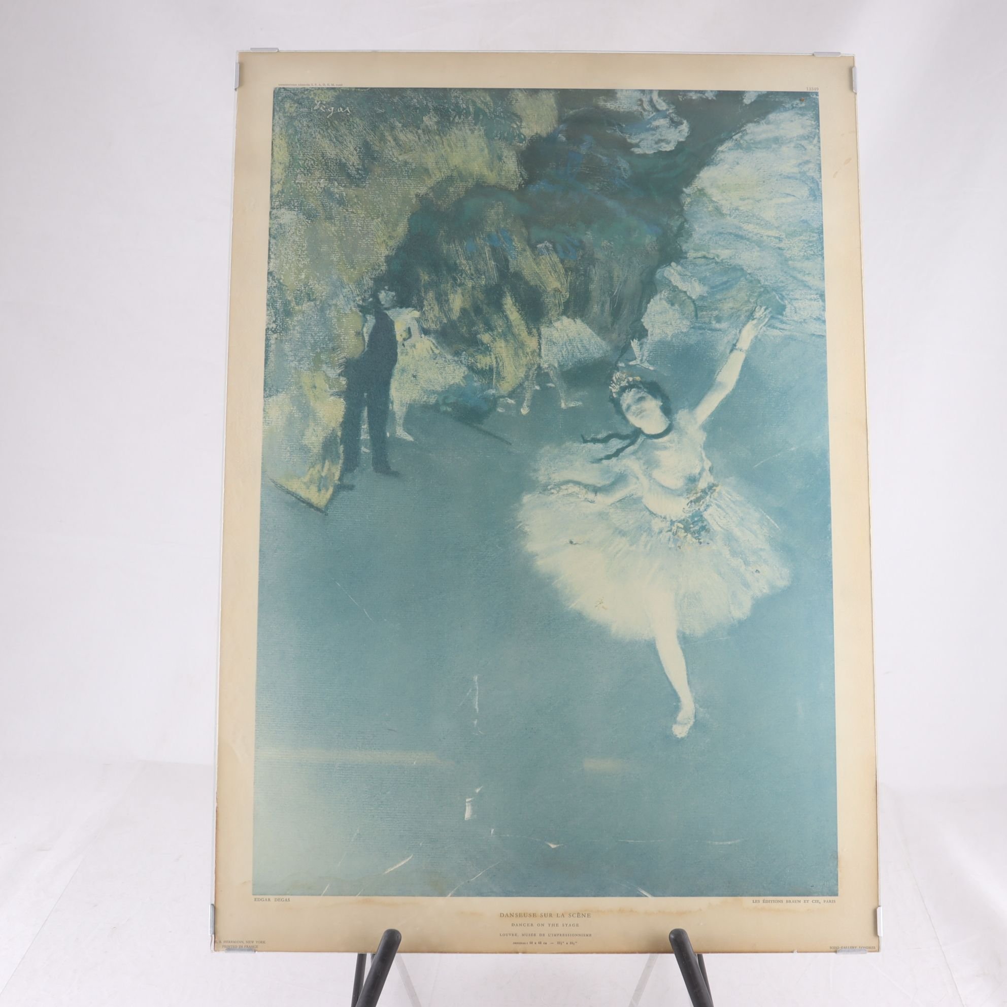 Litografiskt tryck, Edgar Degas, Les Éditions et cie, Paris. Endast avhämtning