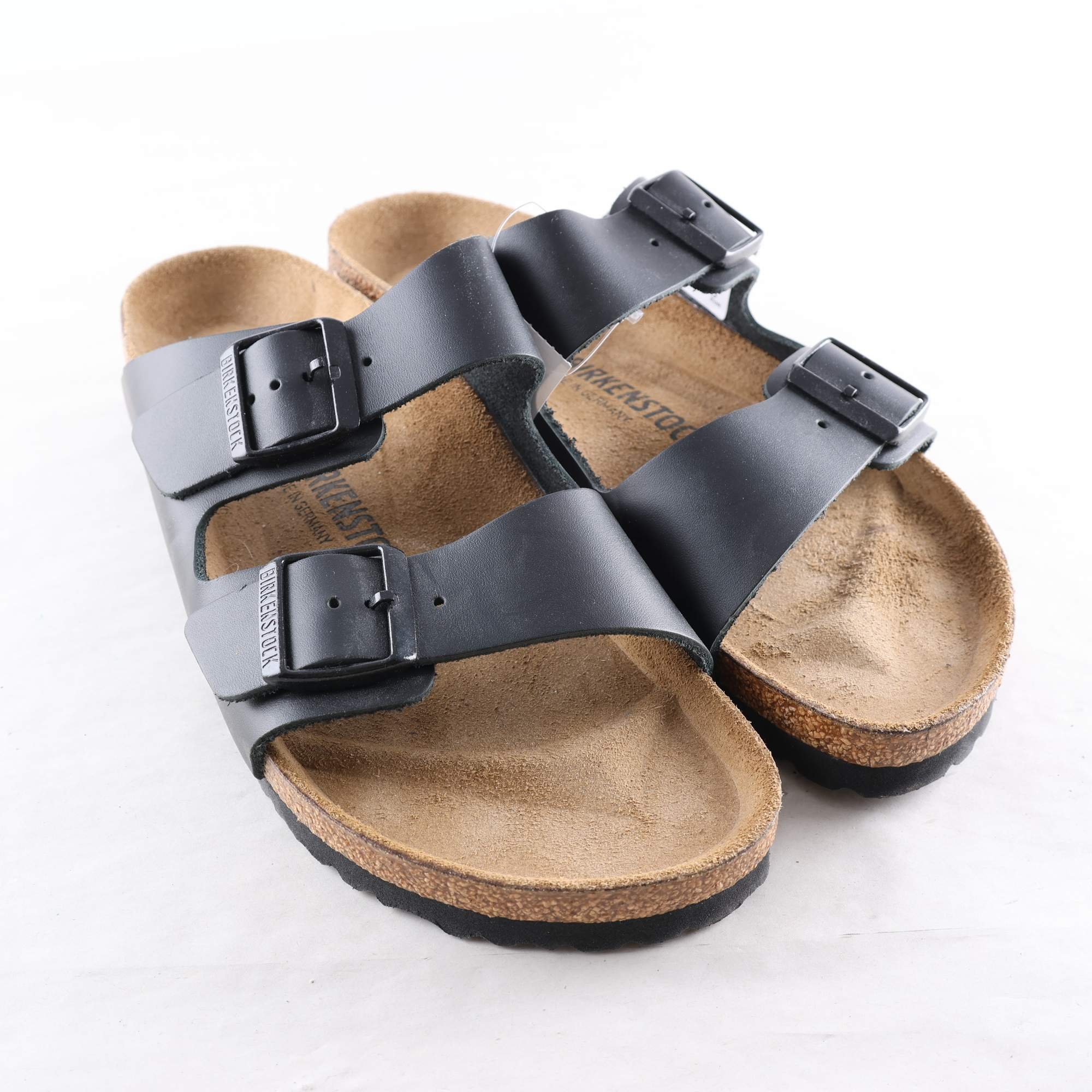 Tofflor, Birkenstock, läder, stl. 42