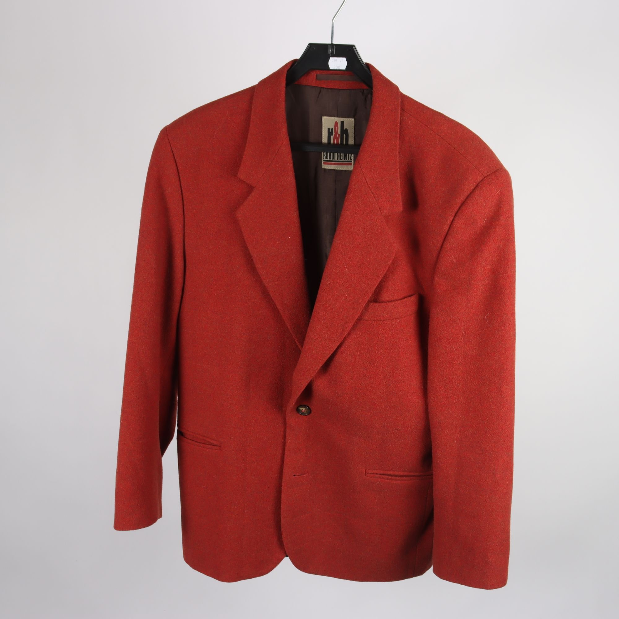 Kavaj, Rohdi Heintz, roströd, ull, stl. 50.