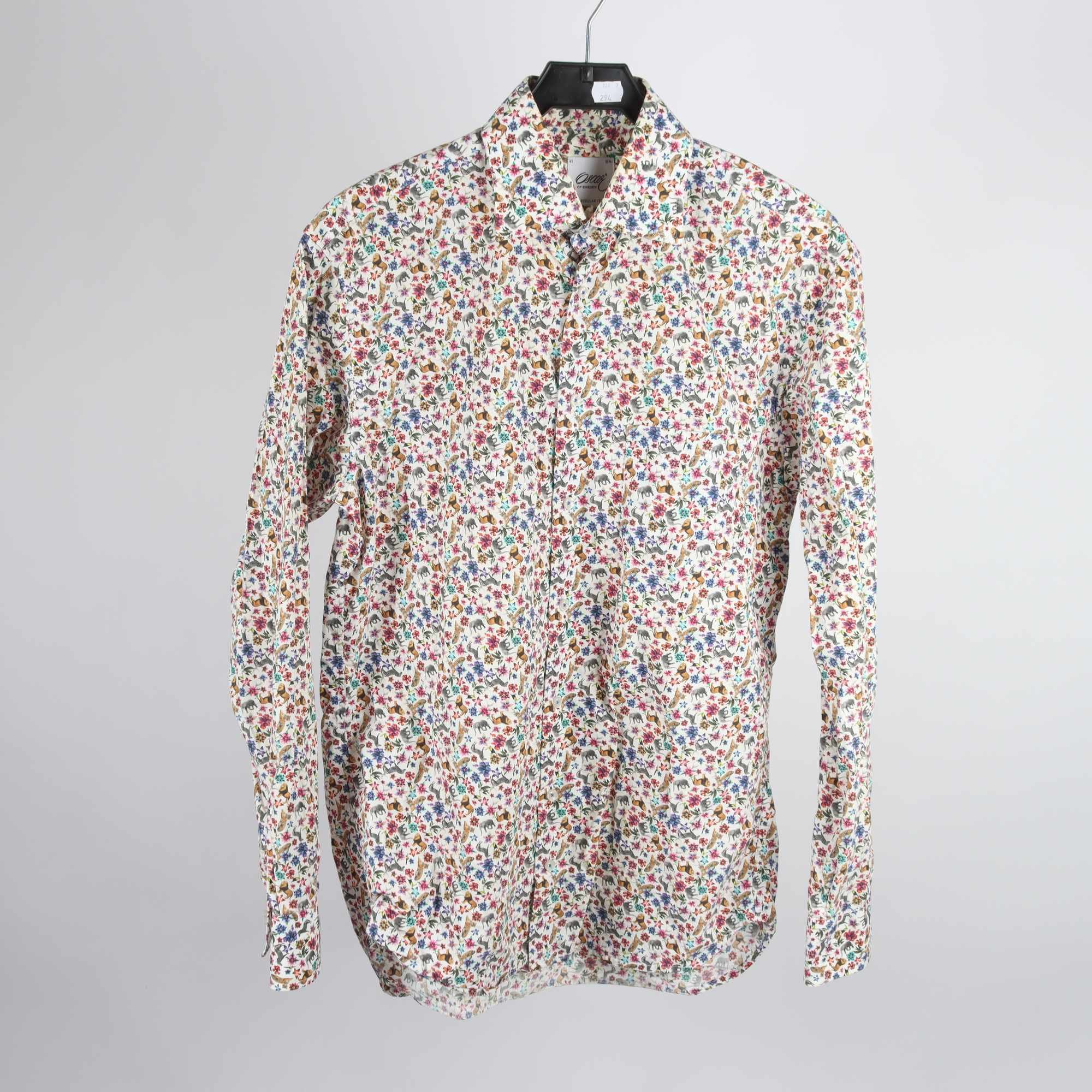 Skjorta, Oscar of Sweden, mönstrad, stl. M