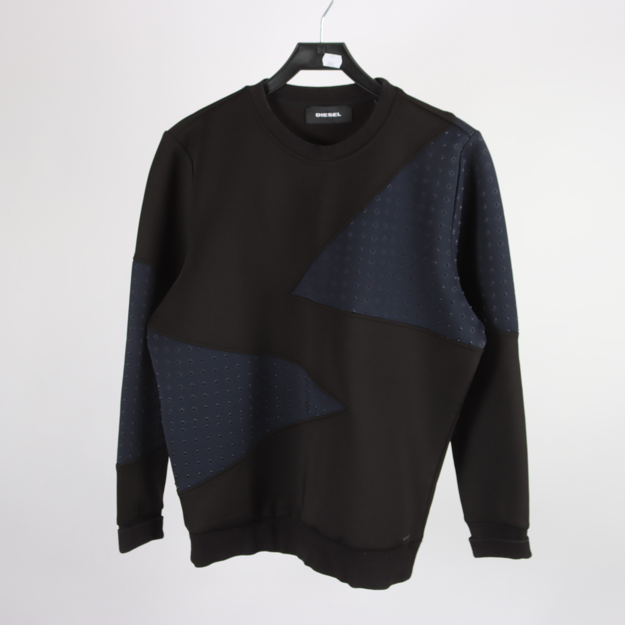 Tröja, Diesel, svart, blå, stl. M