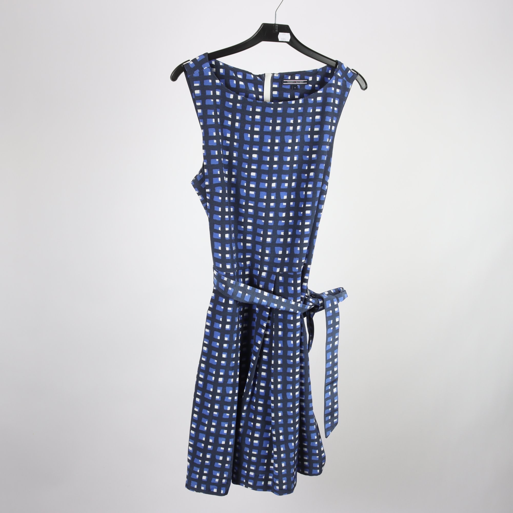 Klänning, Tommy Hilfiger, blå, vit, stl. 10 (M)