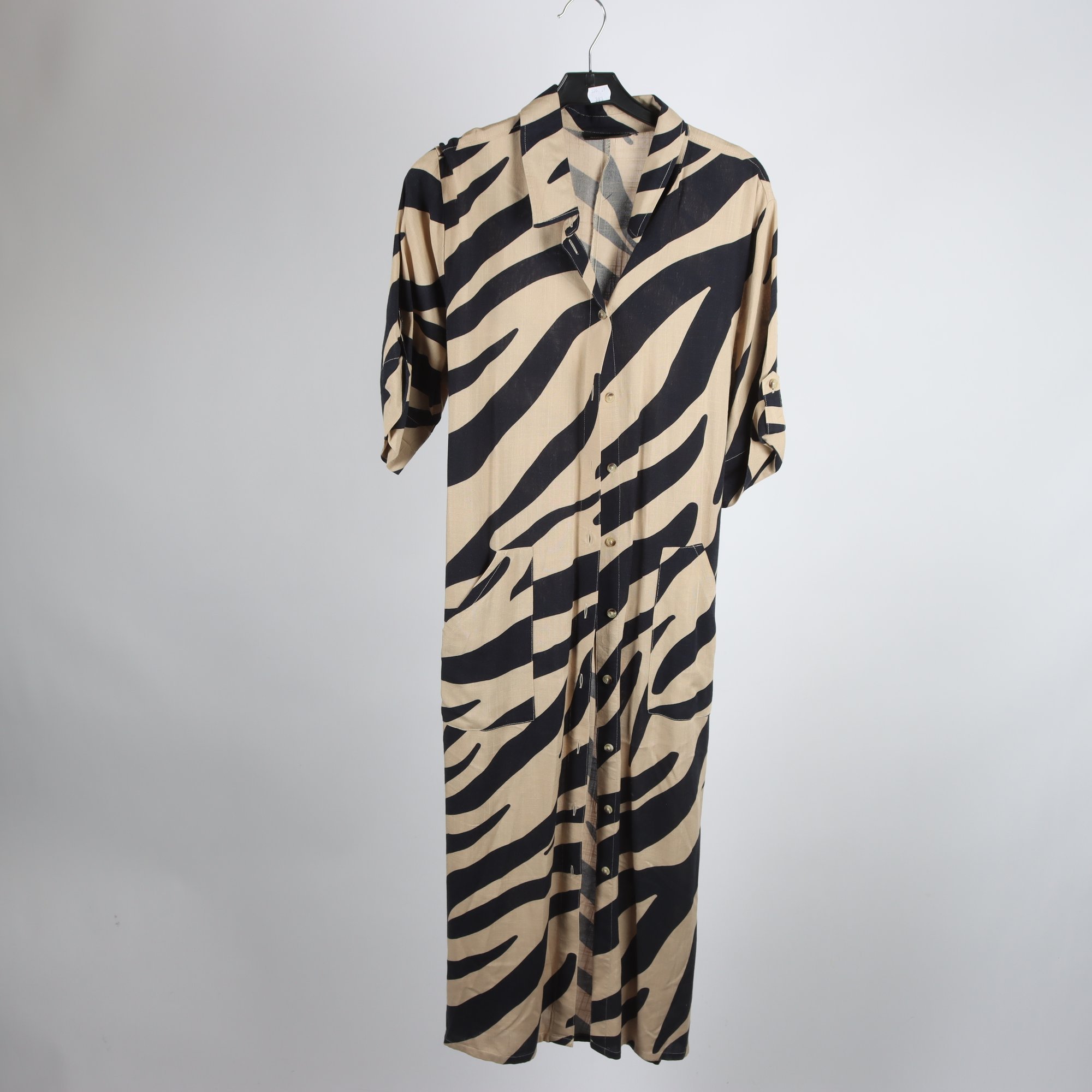 Klänning, Signature, beige, svart, stl. M.