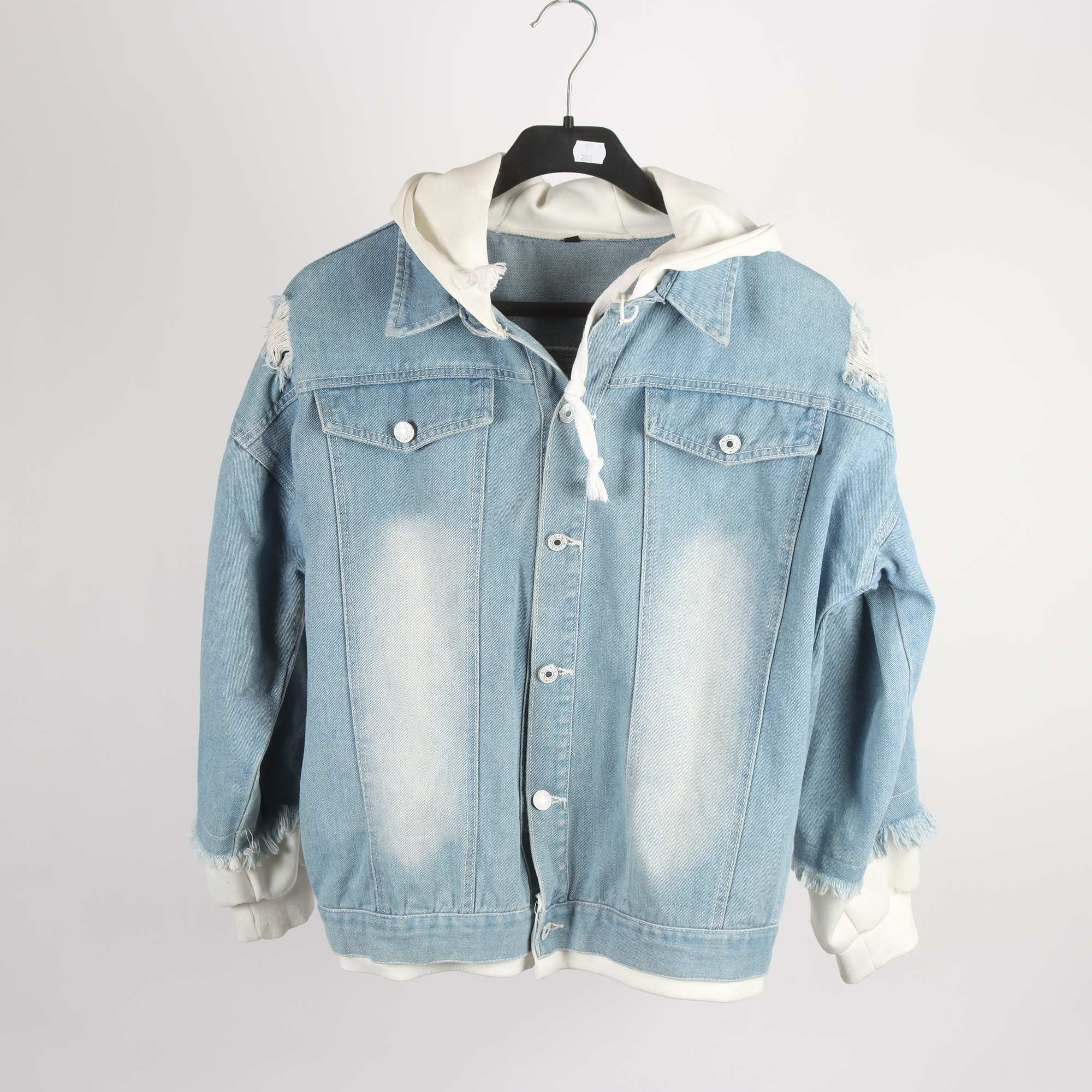 Jeansjacka, Okänd, ”Pikachu”, blå, stl. M