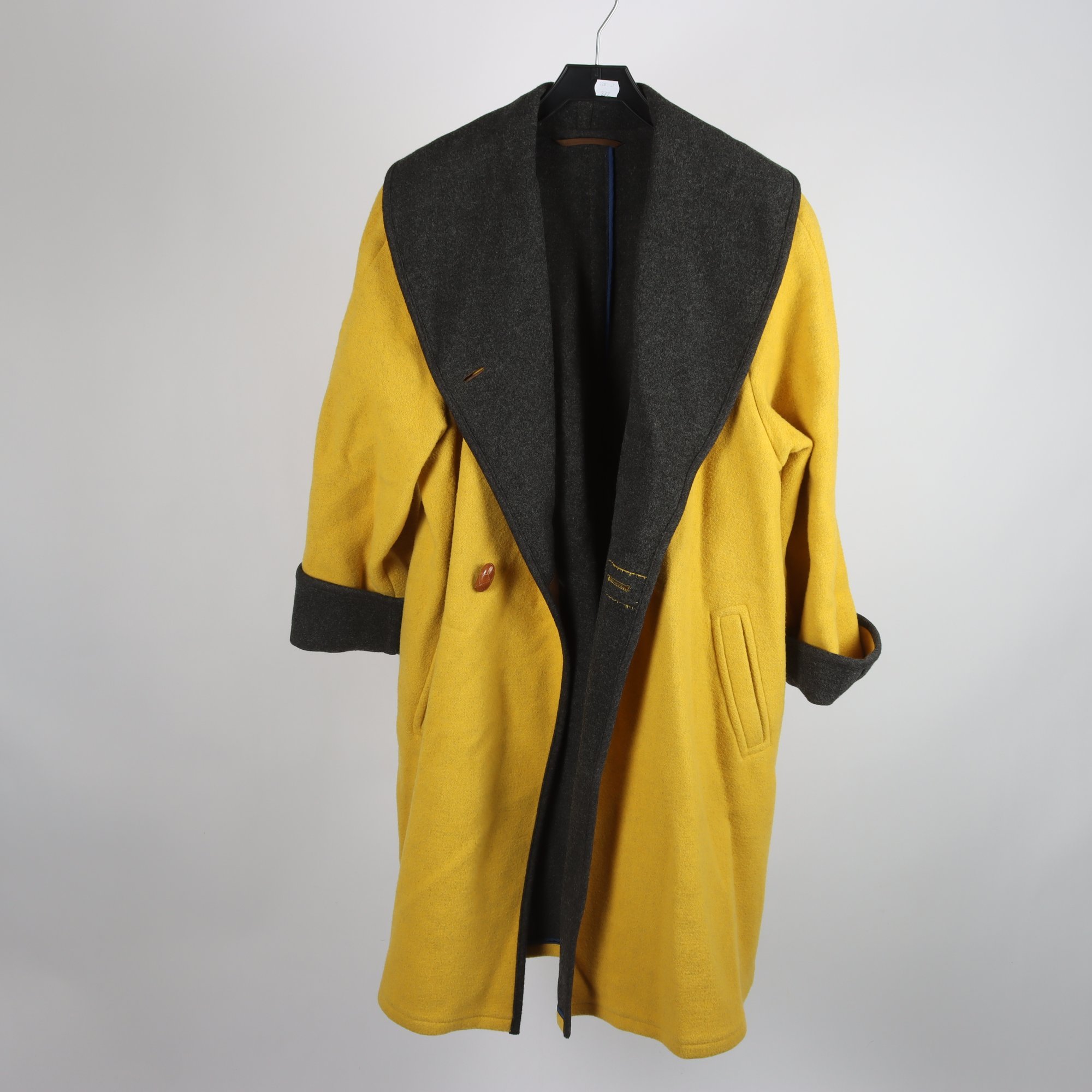 Kappa, Schneiders, gul, grå, ull, stl. 36.