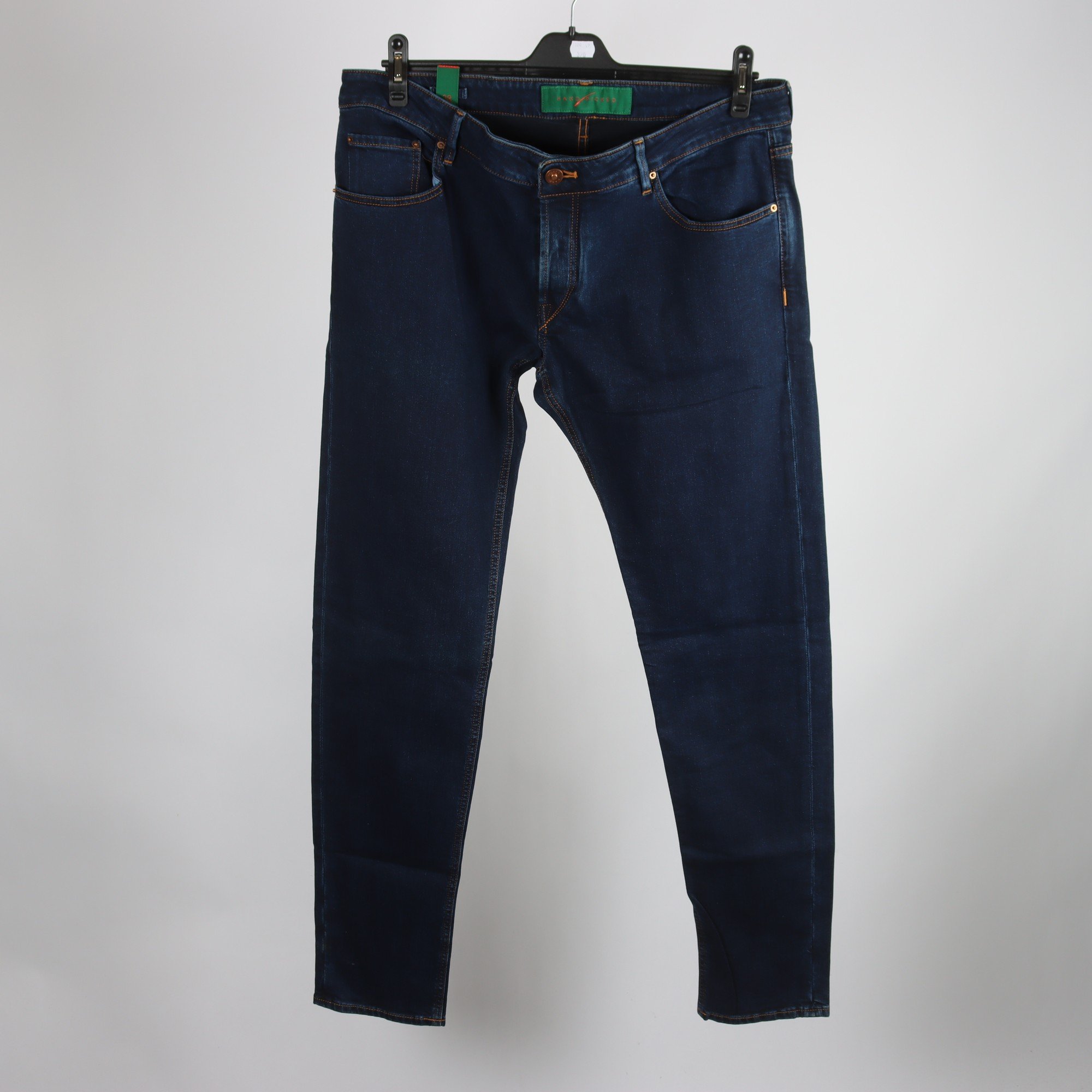 Jeans, Handpicked, blå, stl. 38.