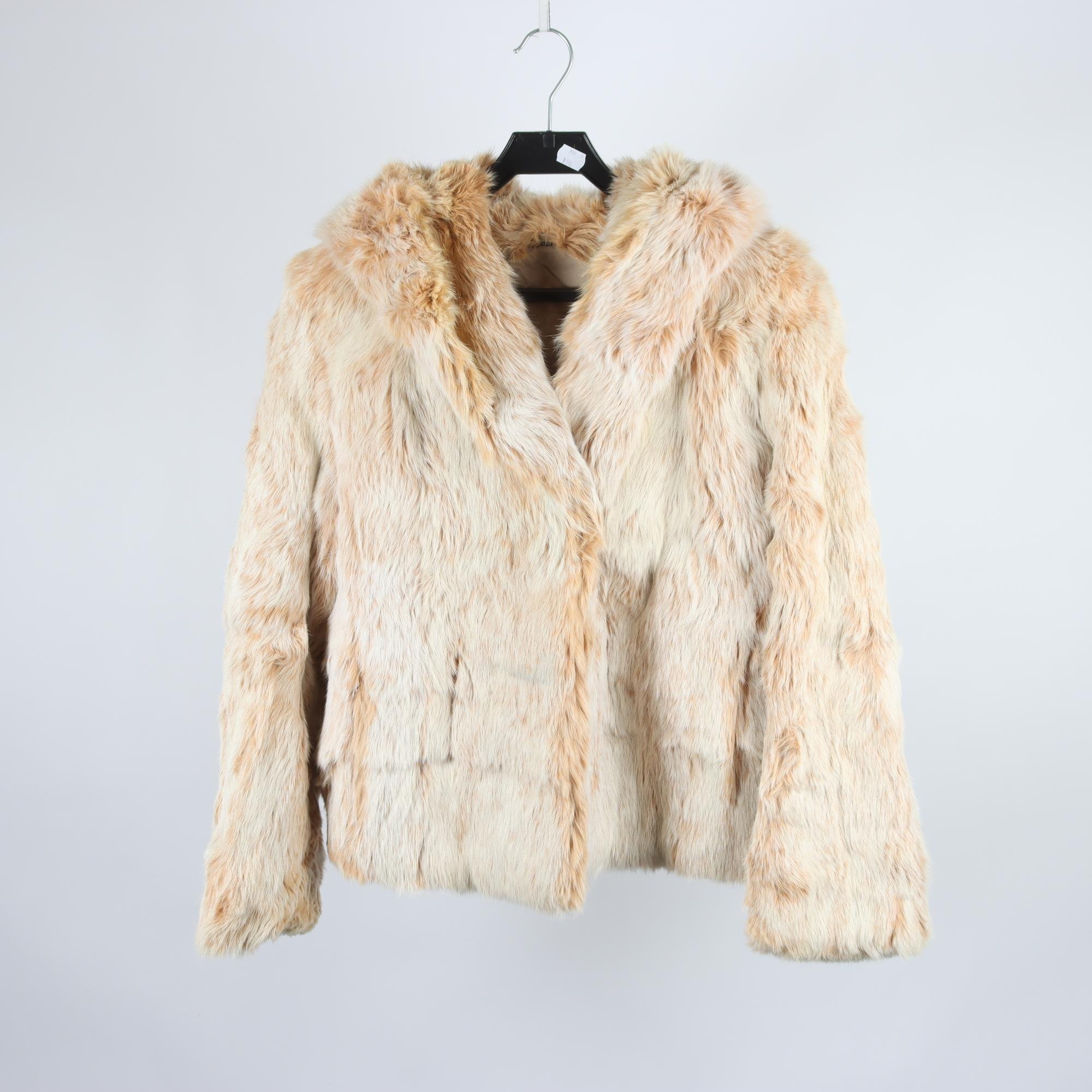 Pälsjacka, Rosenberg & Lenhart, brunbeige, stl. 38