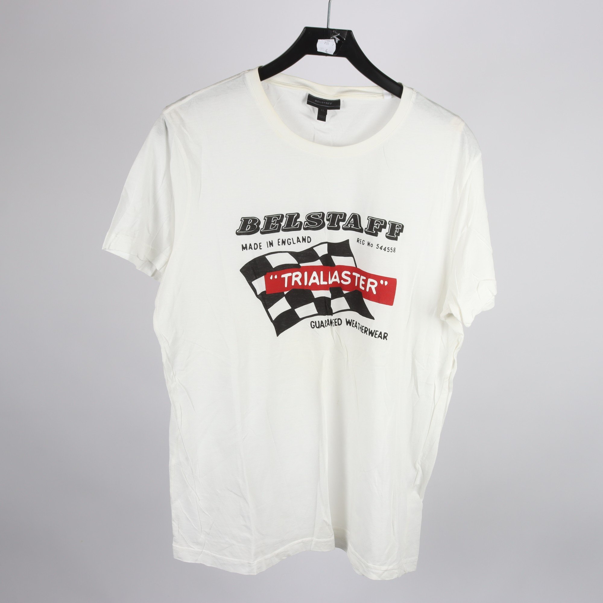 T-shirt, Belstaff, vit, stl. XL