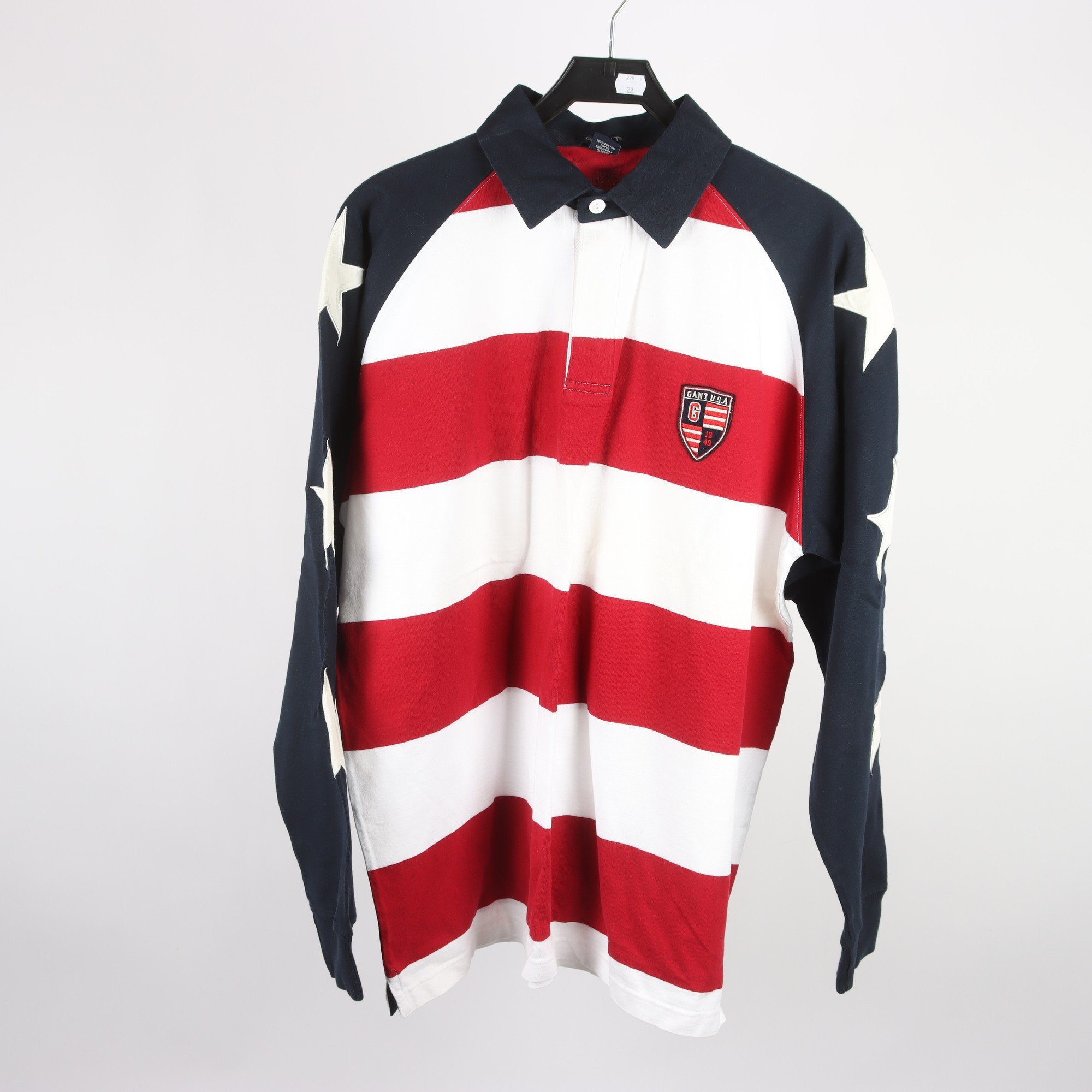 Tröja, Gant, blå, vit, röd, stl. XL