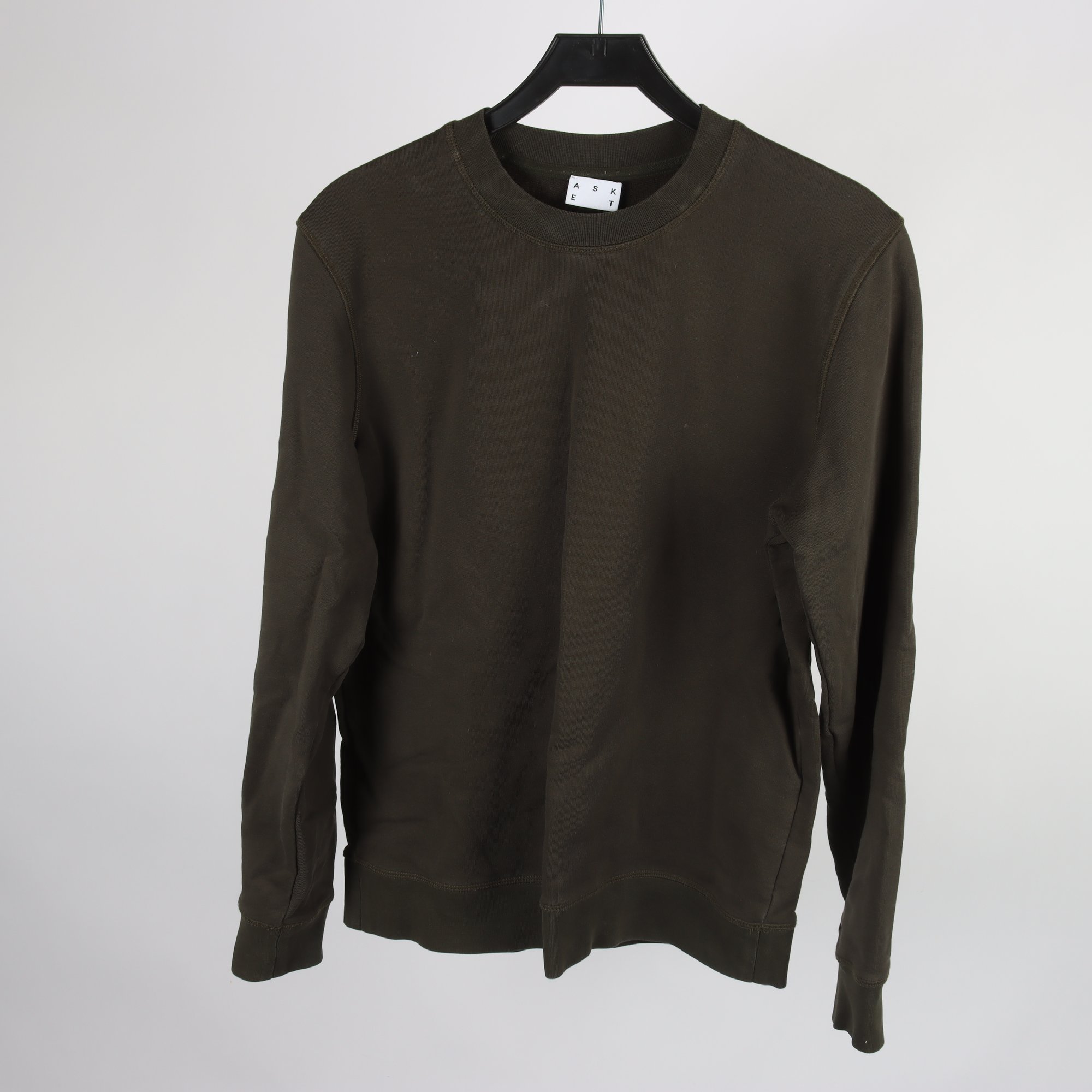 Sweatshirt 2-pack, ASKET, grå, grön, stl. M