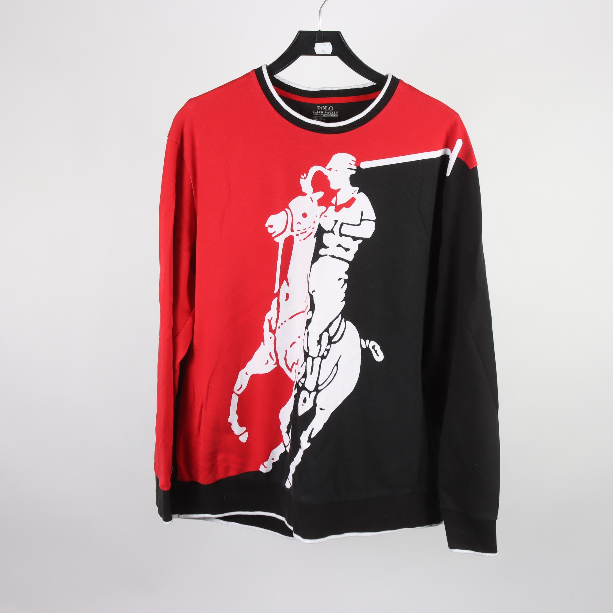 Tröja, Polo Ralph Lauren, svart, röd, vit, stl. XL