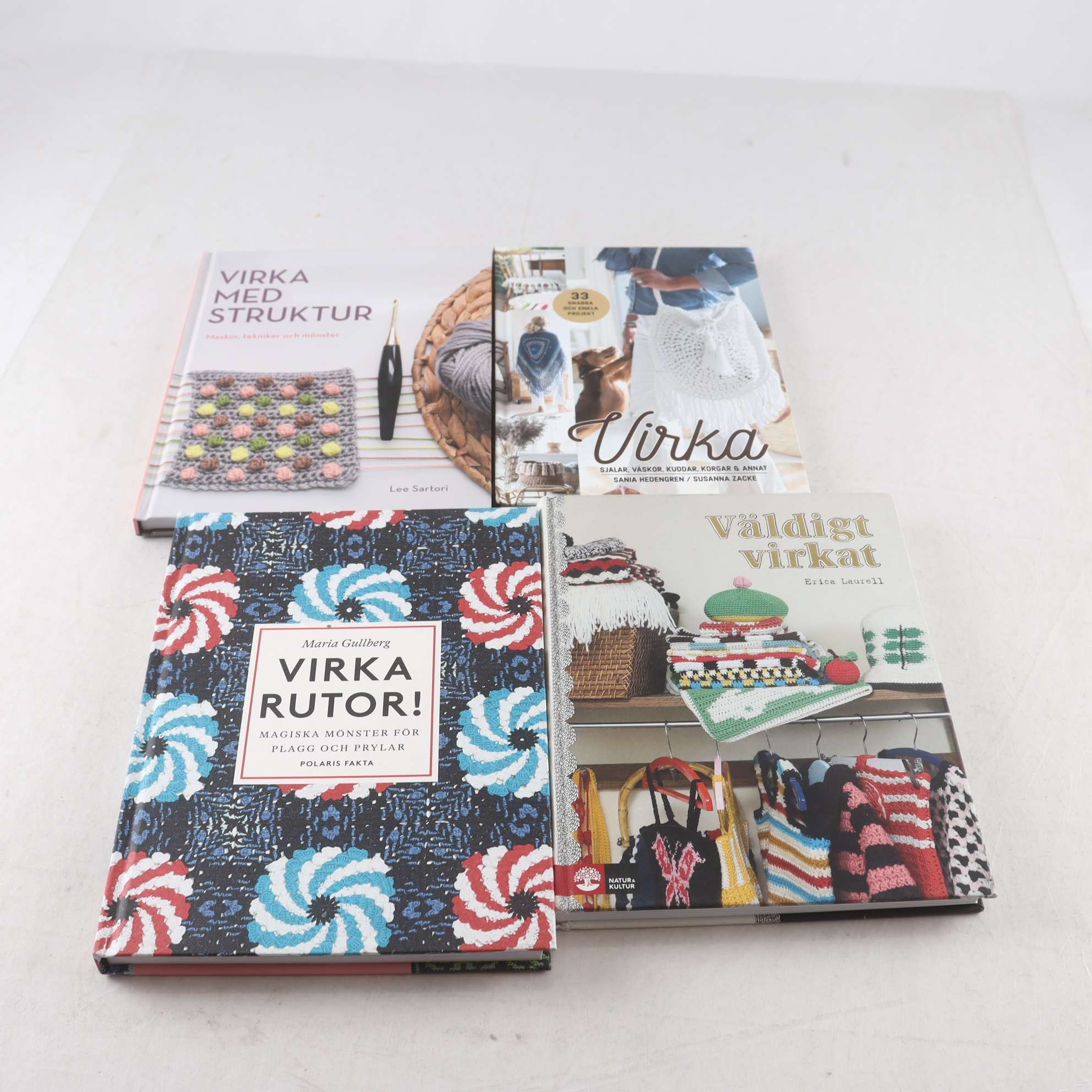 Virkning, bokpaket med 4 volymer