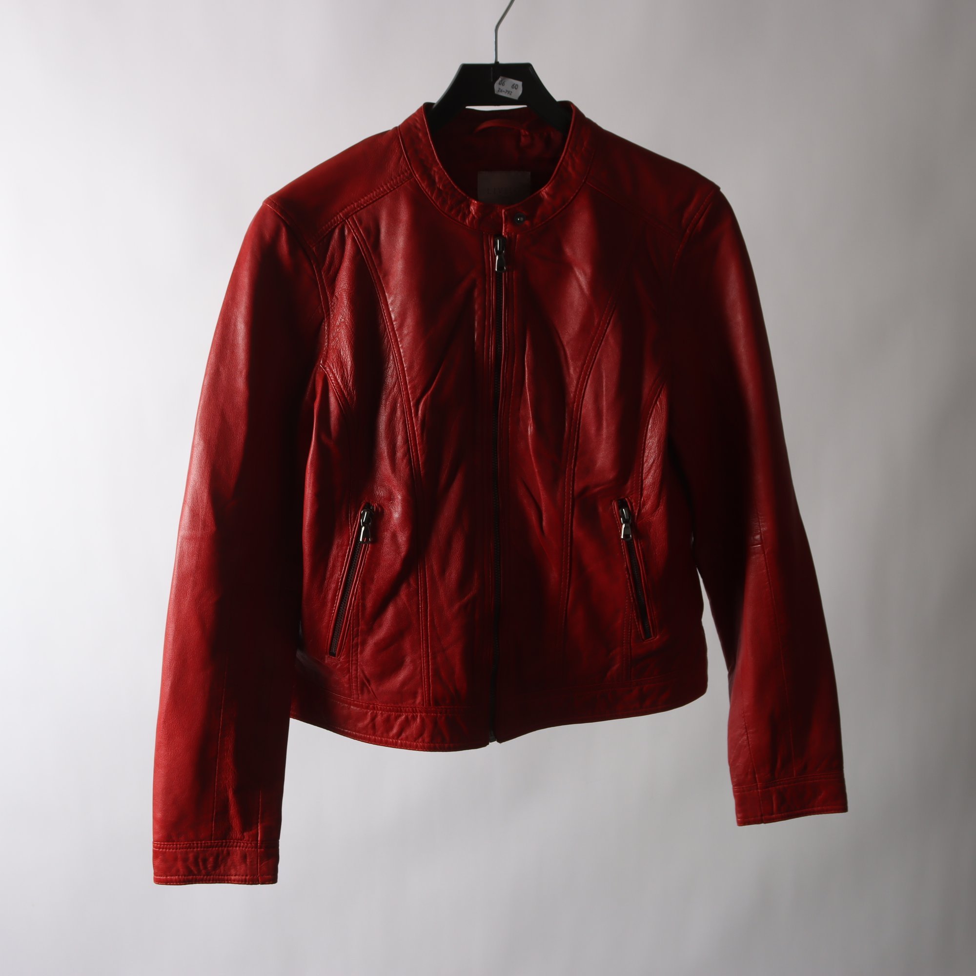 Skinnjacka, Livelo, 100% läder, stl. 40