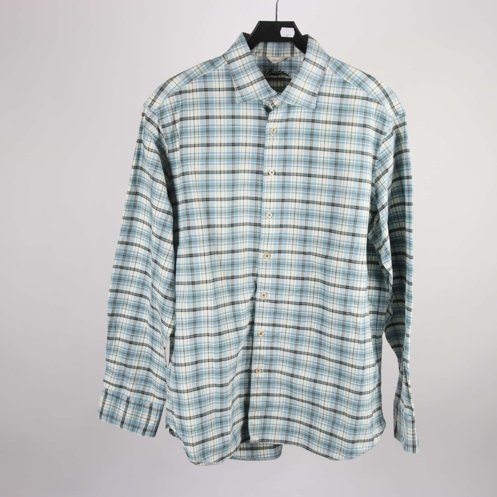 Skjorta, Stenströms, blå, vit, rutig, stl. XL