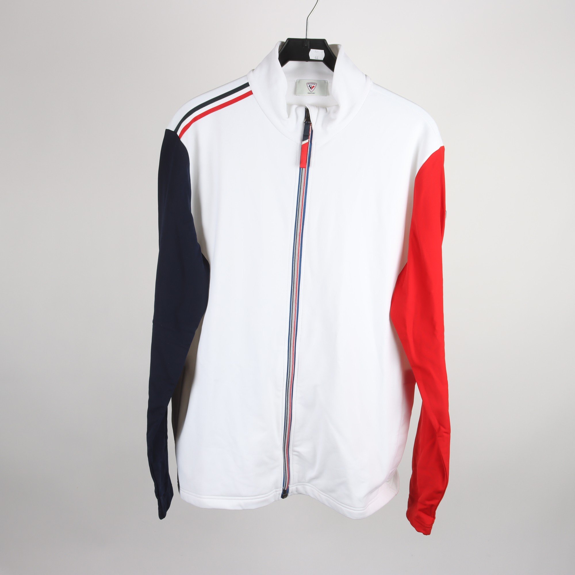 Sportjacka, Rossignol, vit, röd, blå, stl. 52
