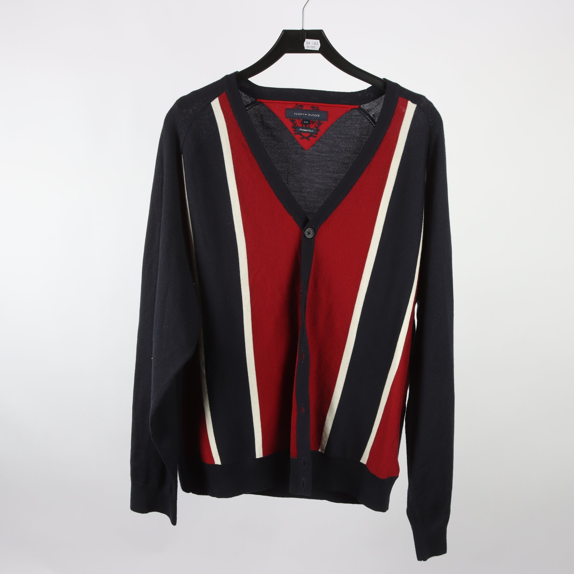 Kofta, Tommy Hilfiger, 100% ull, stl. XXL