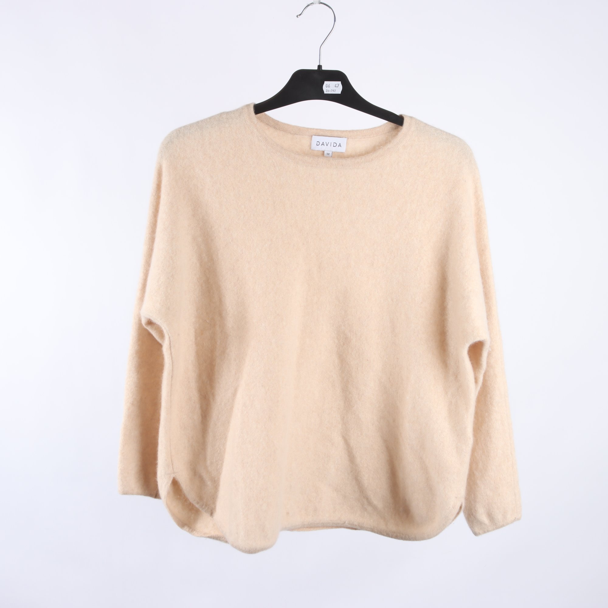 Stickad tröja, Davida, 100% kashmir, stl. M