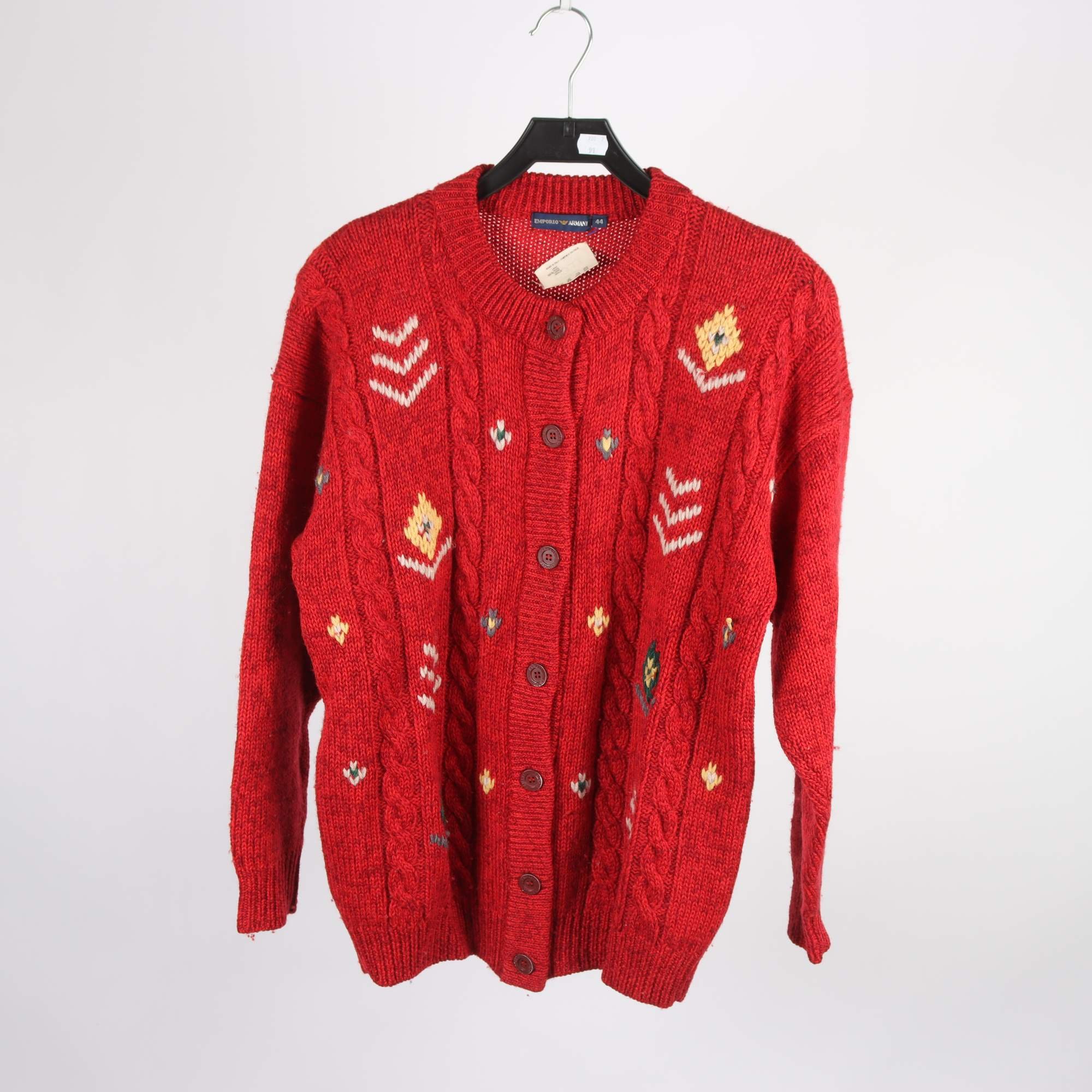 Tröja, Emporio Armani, röd, stl. 44