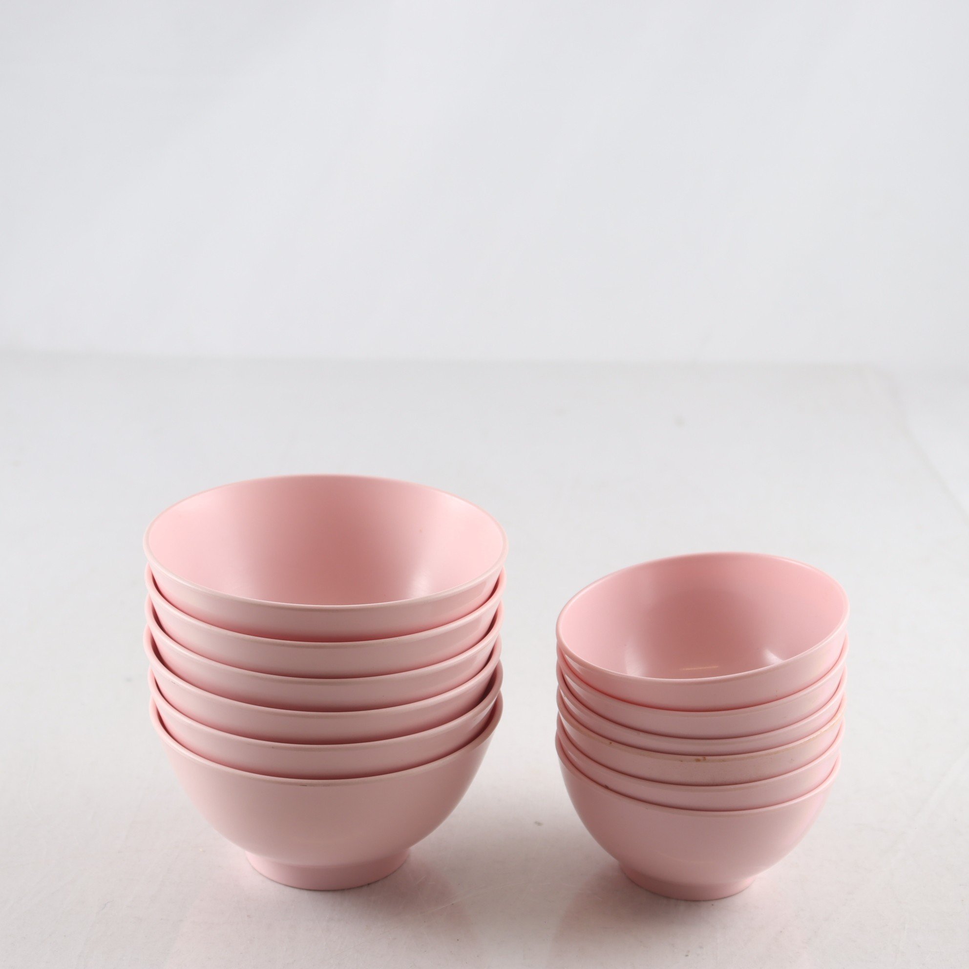 Skålar, Melamine Ware, 12 st. Samfraktas ej.