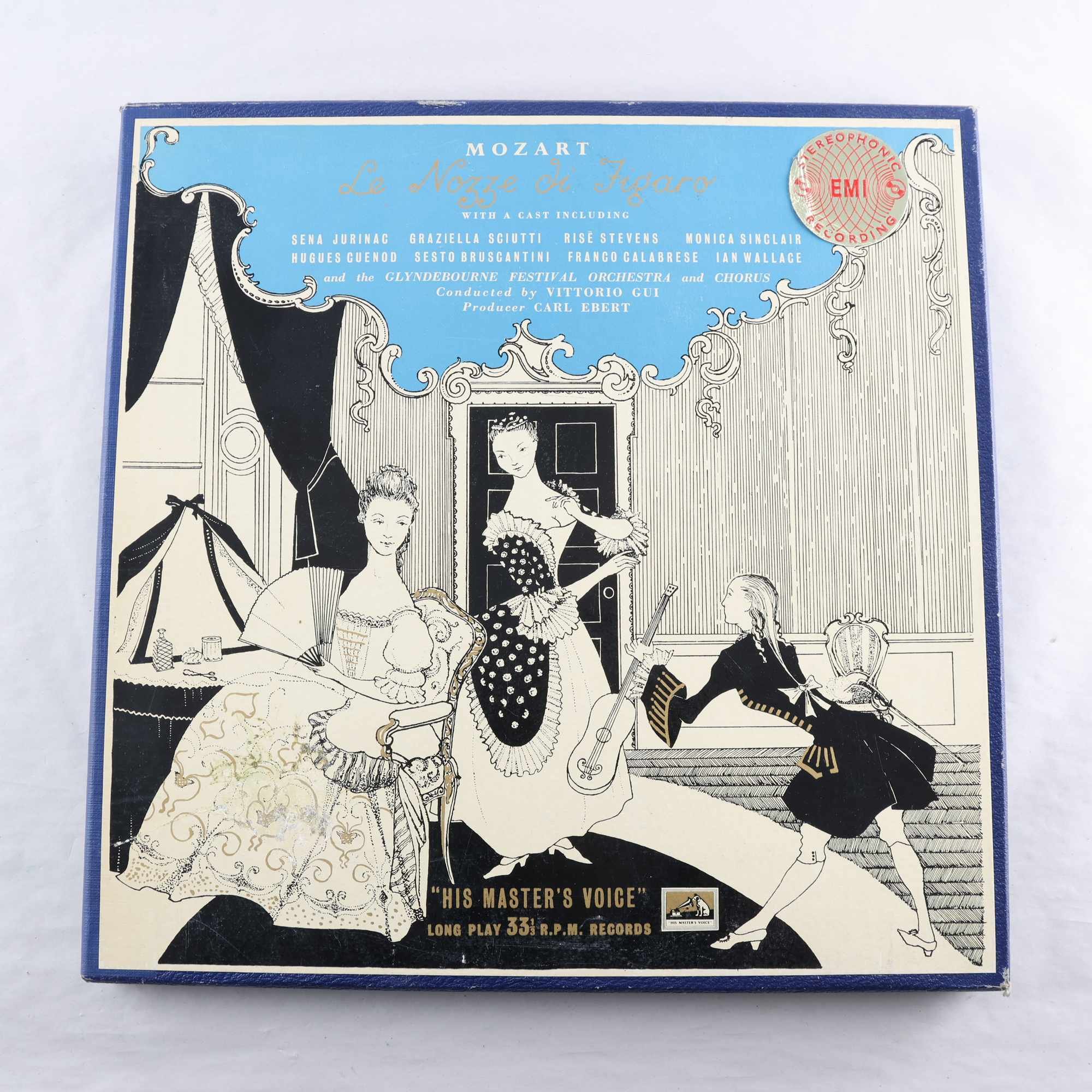 LP, Mozart, Le Nozze Di Figaro, 4 LP Box