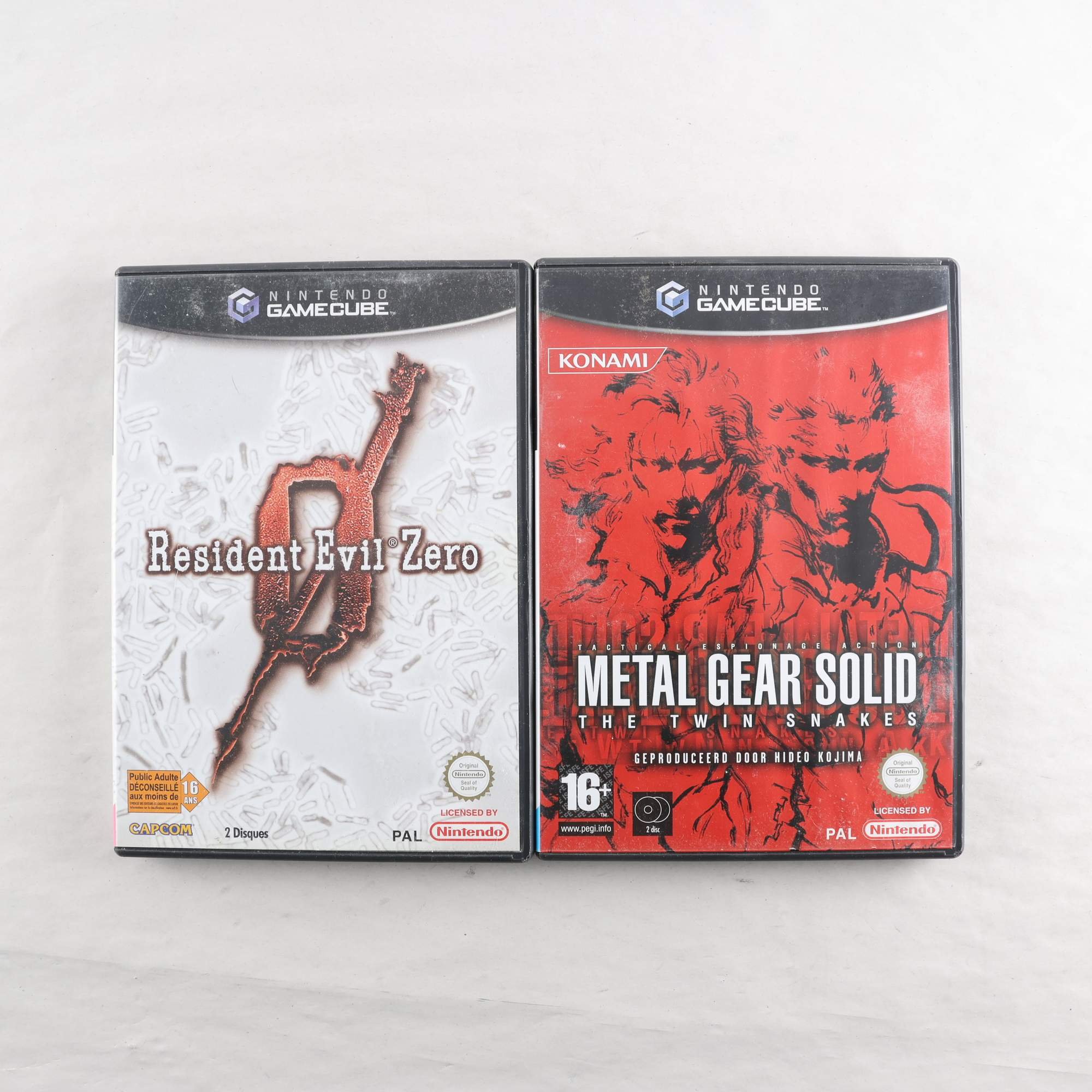 Gamecube. 2 spel: Resident Evil Zero & Metal Gear Solid: The Twin Snakes