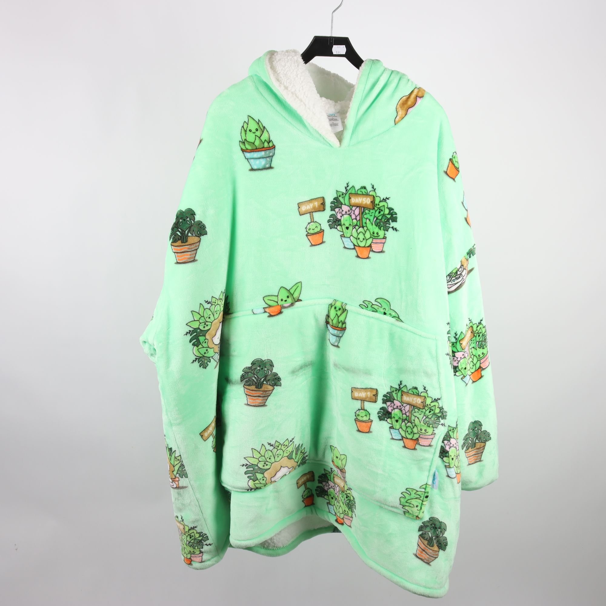 Mysplagg, Okänd, grön, mönstrad, stl. One size