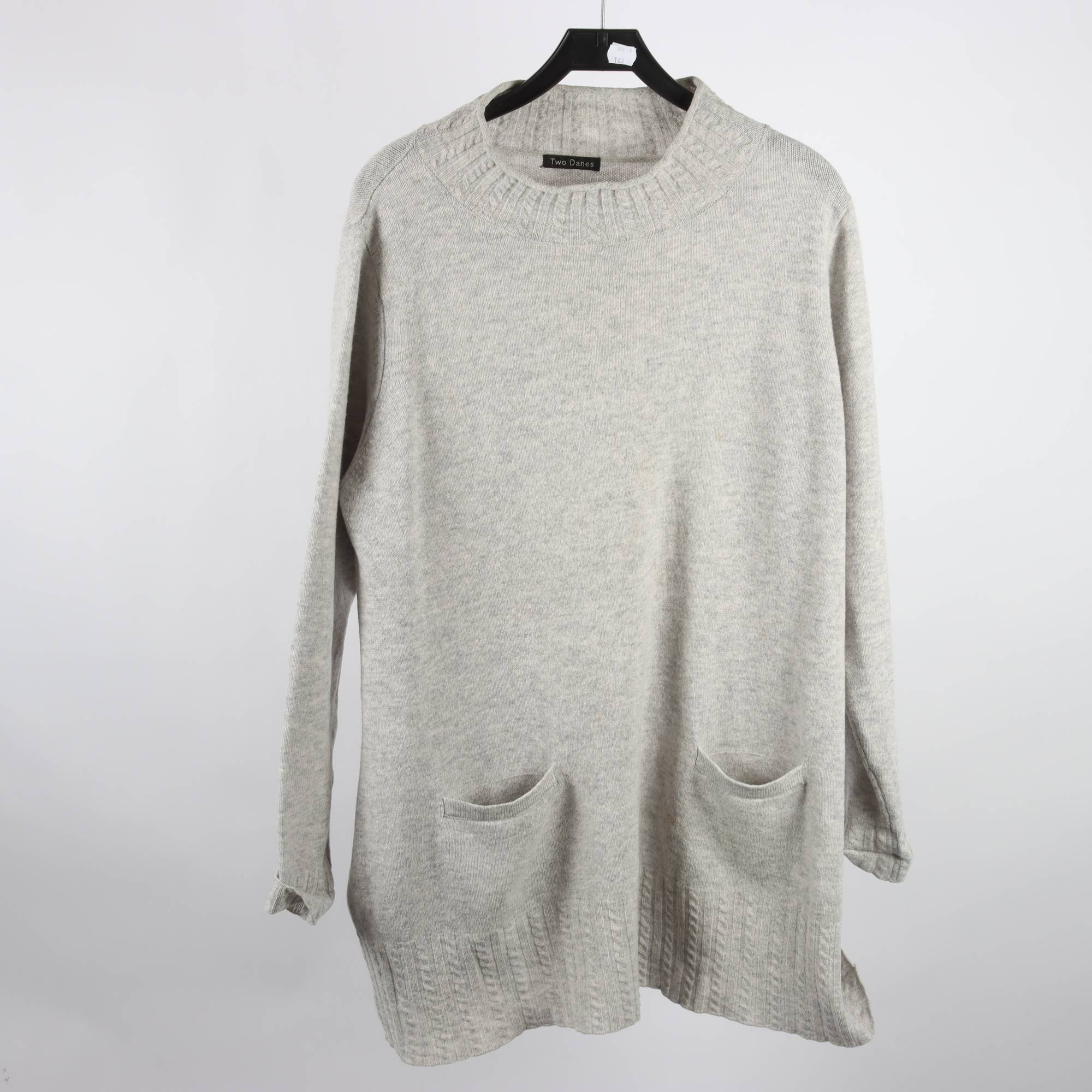 Tröja, Two Danes, grå, stl. XL