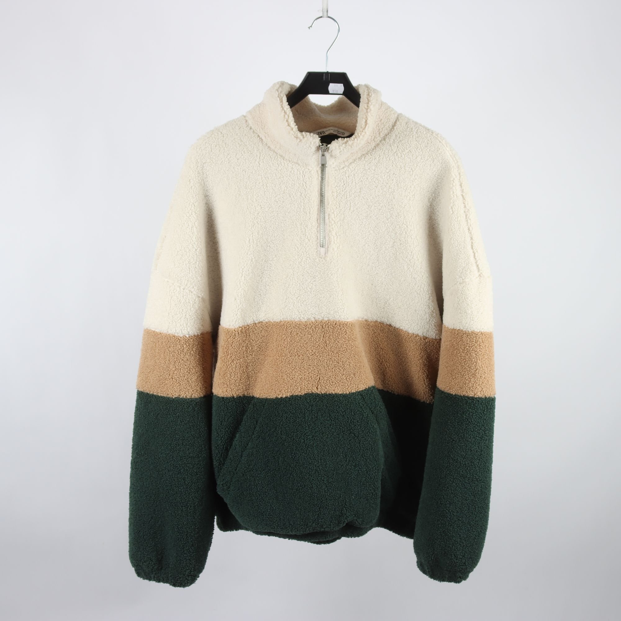 Teddy/piletröja, Zara, flerfärgad, stl. L/XL