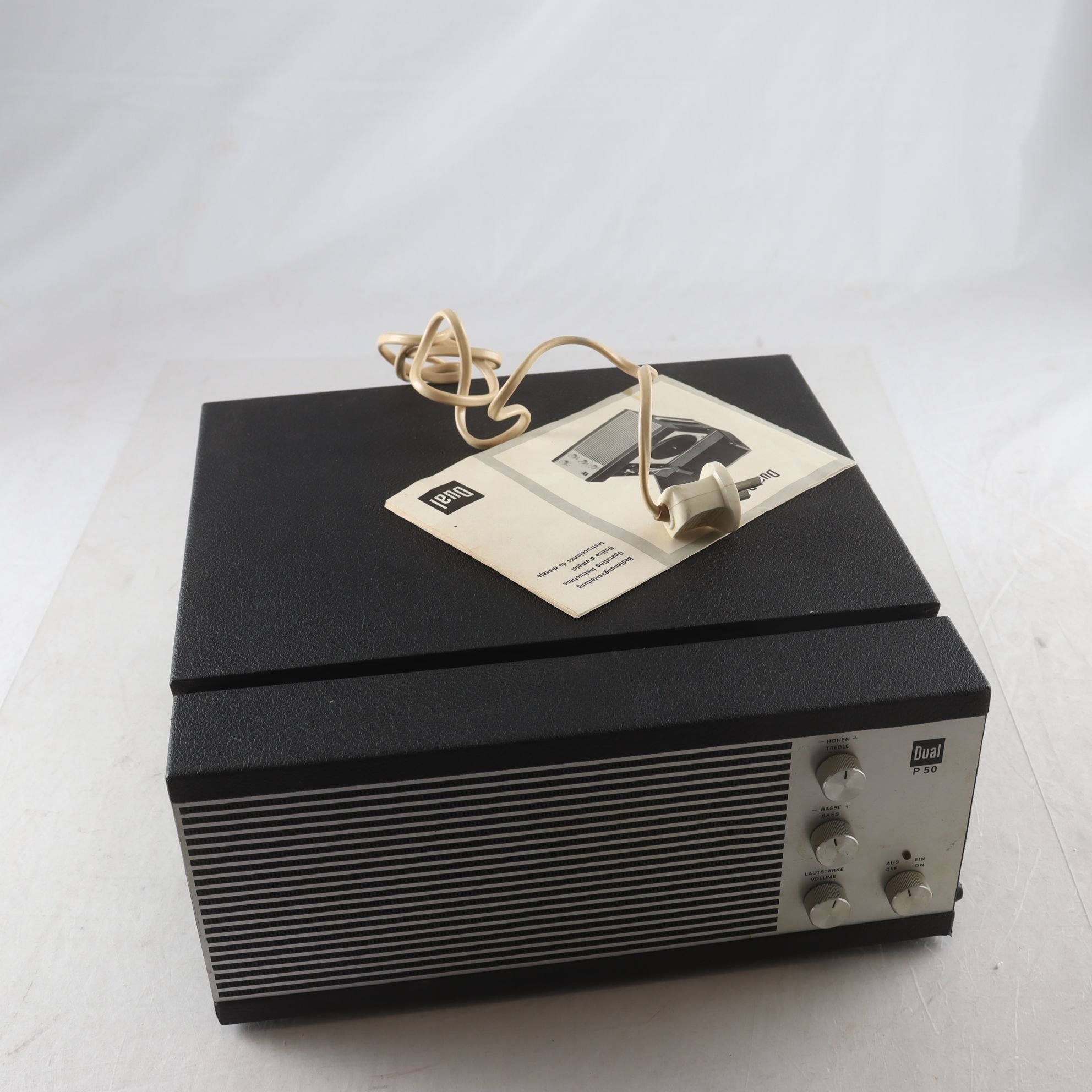 Skivspelare, Dual P50. Defekt, repobjekt. Endast avhämtning.