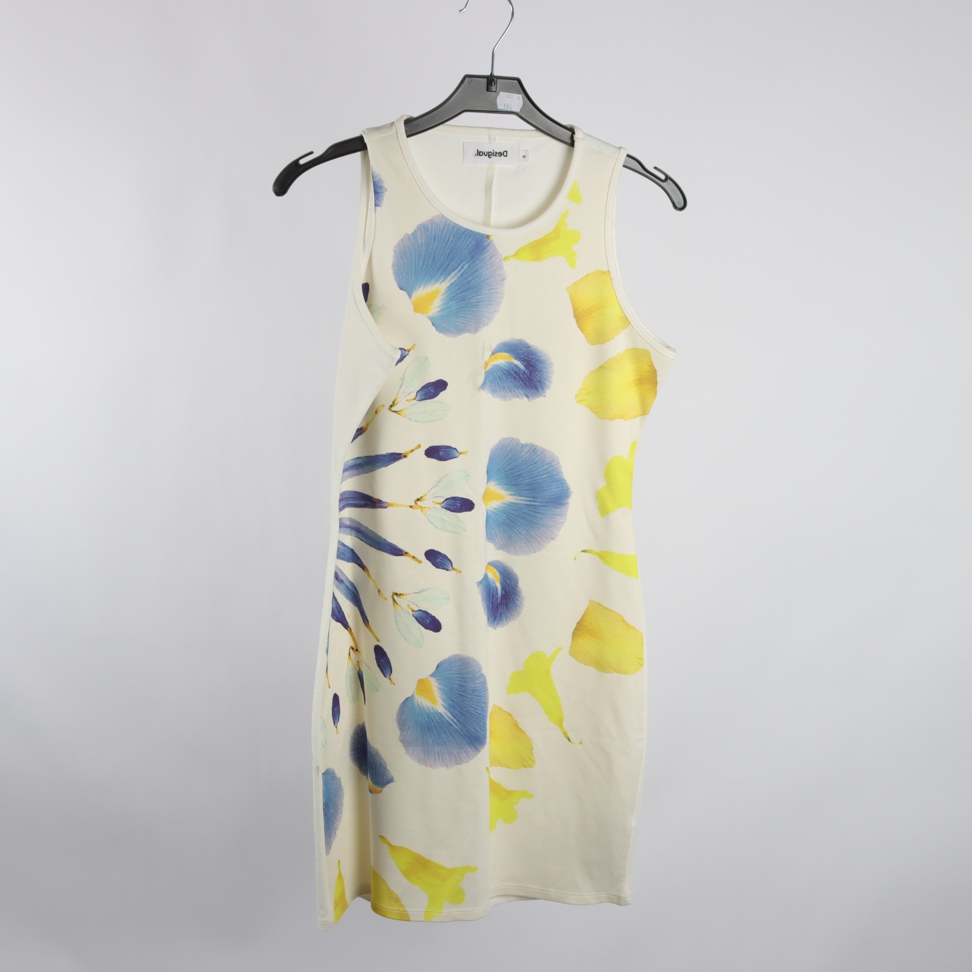 Klänning, Desigual, vit, mönstrad, stl. M