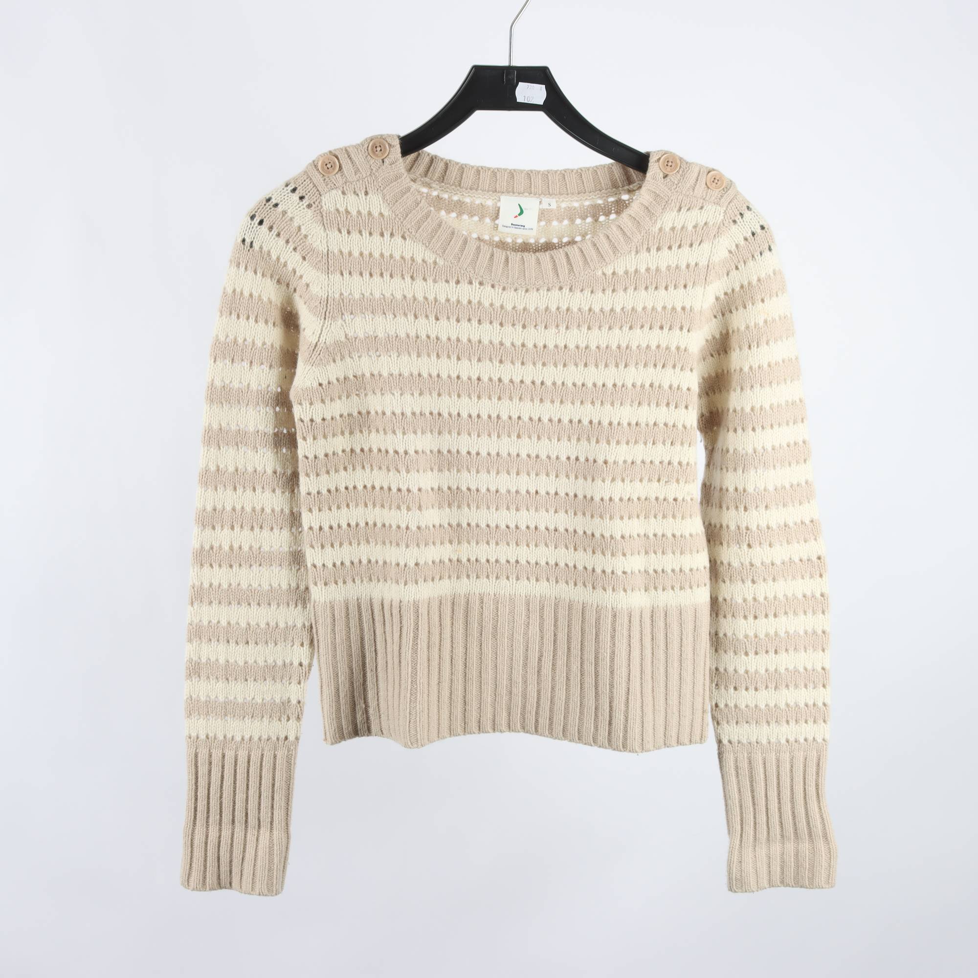 Tröja, Boomerang, beige, stl. S