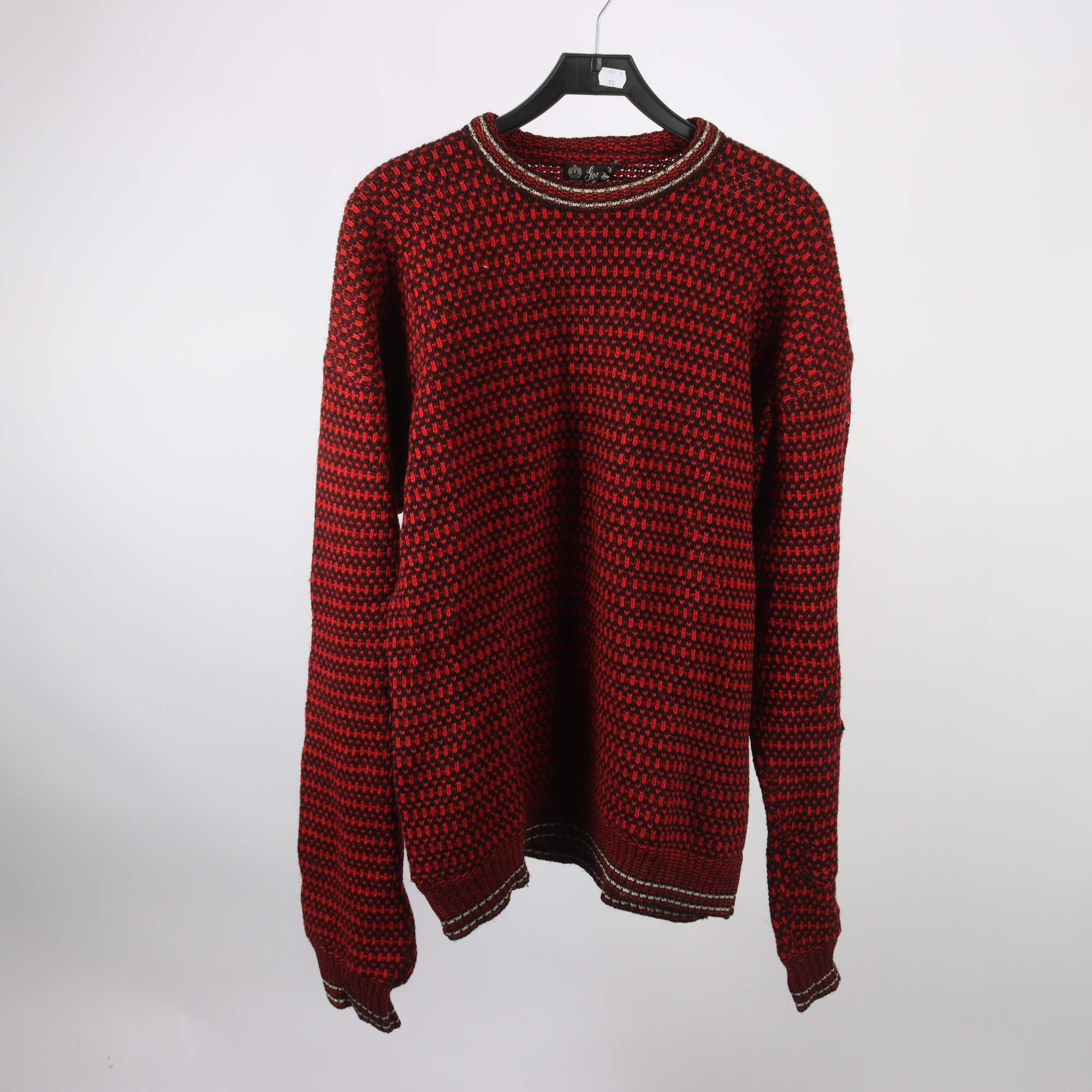 Tröja, Krone Geysir, röd, svart, stl. 54