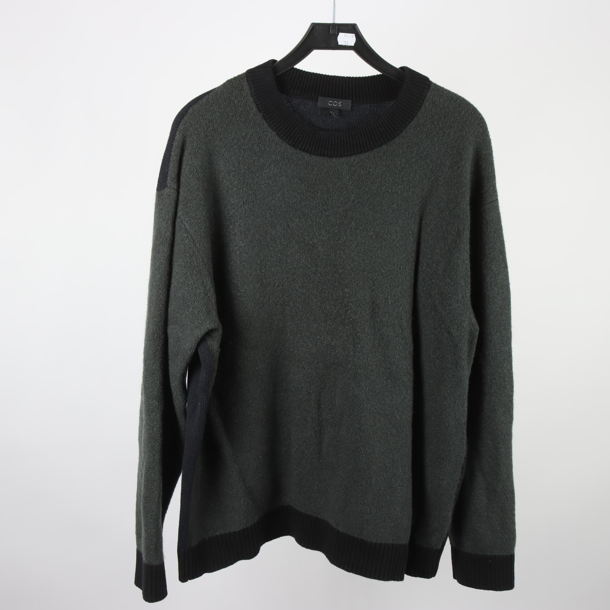 Tröja, COS, grå, svart, stl. XL