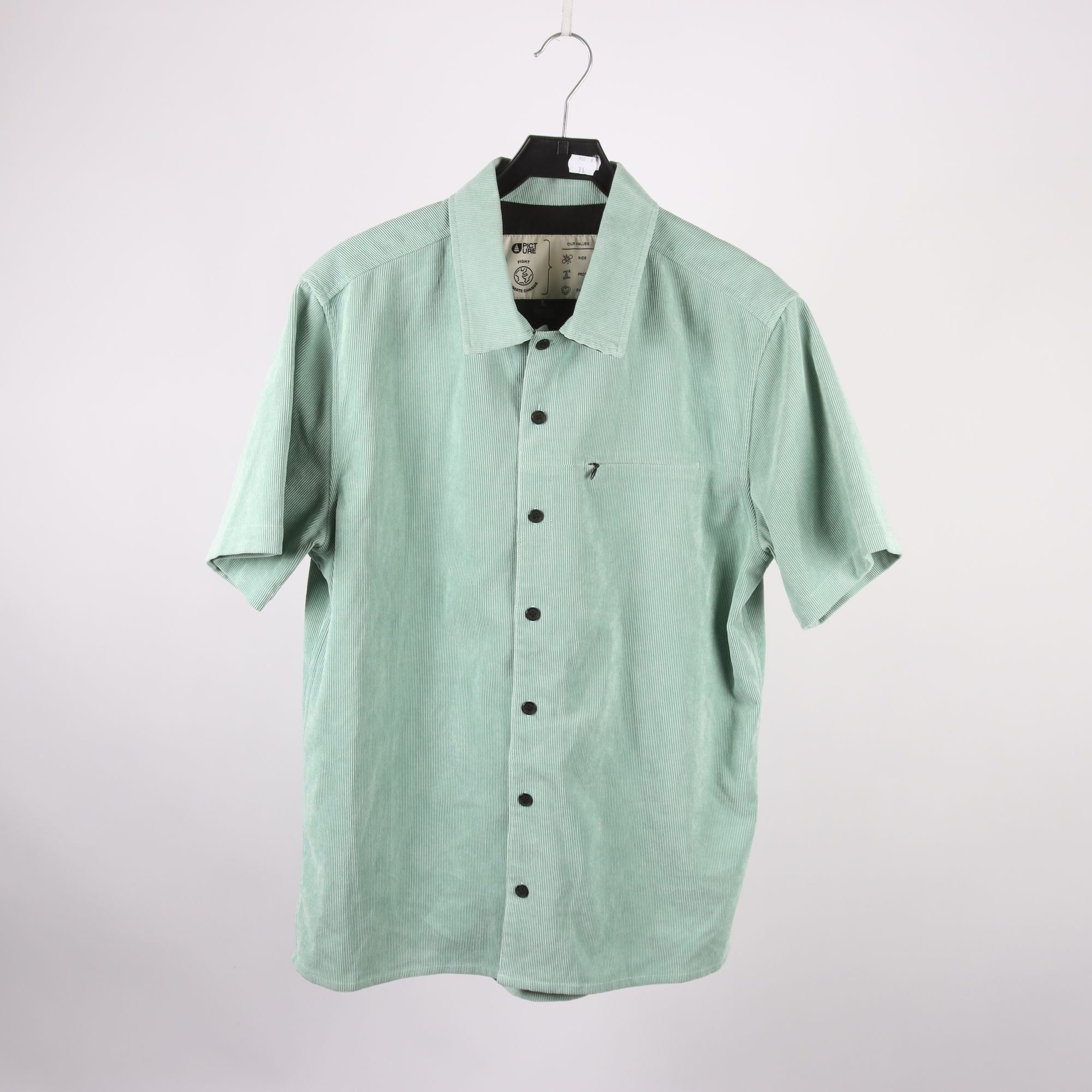 Skjorta, Picture, grön, stl. L