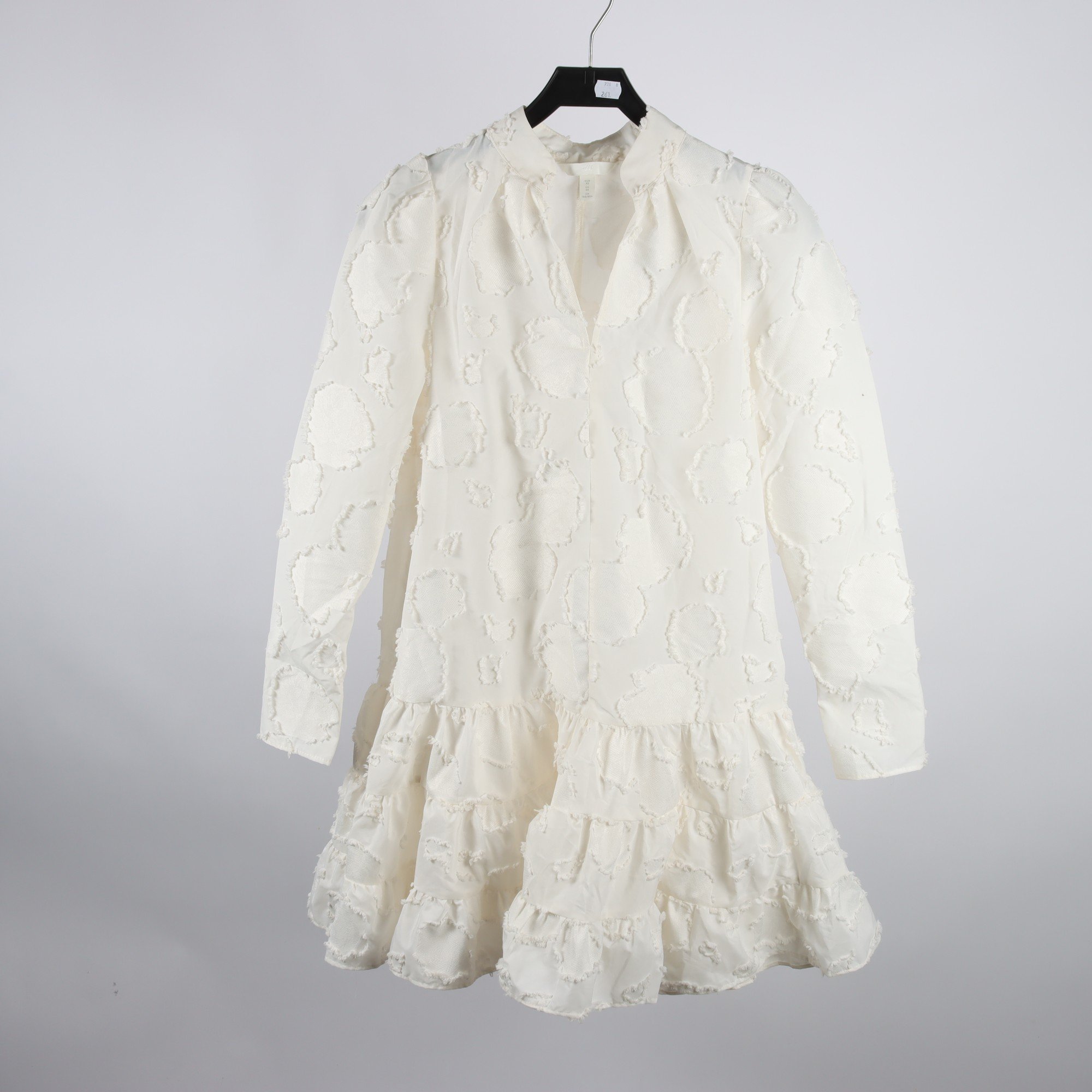 Klänning, H&M, vit, stl. XS