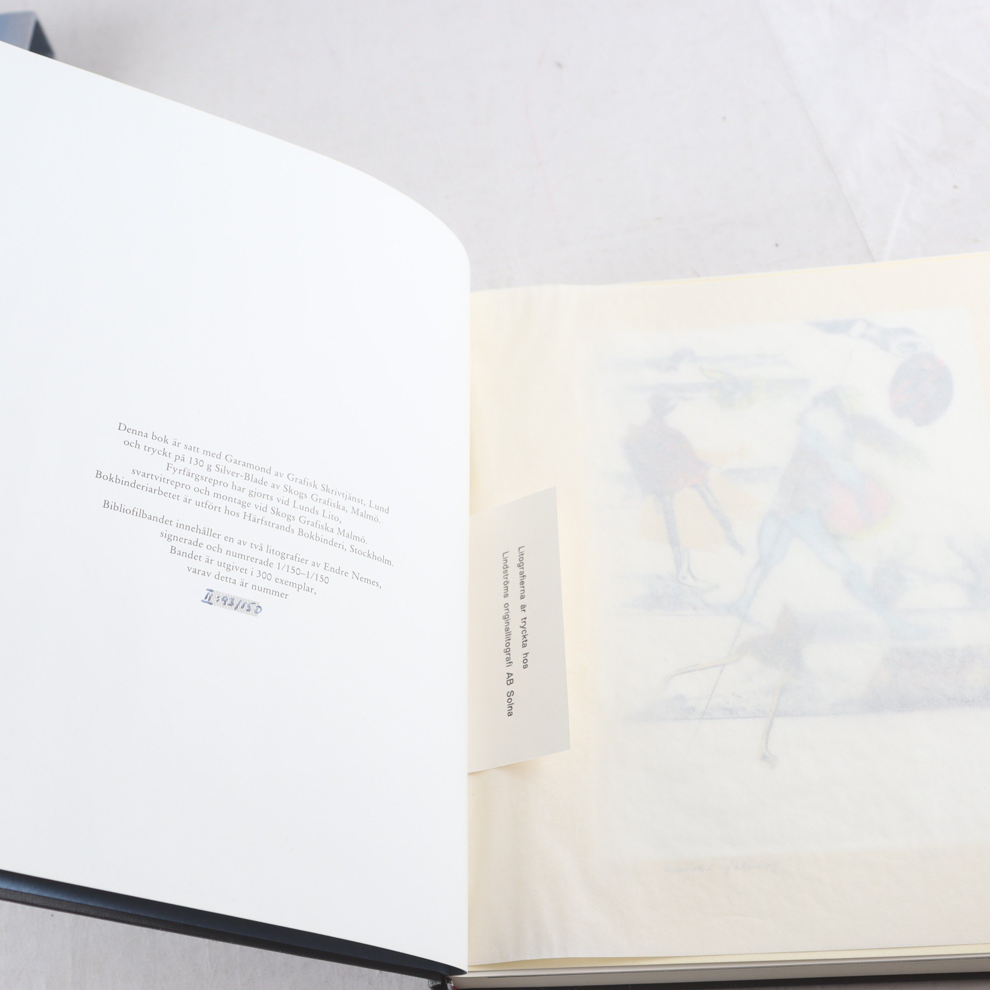 Endre Nemes (bibliofilupplaga med signerad originallitografi)