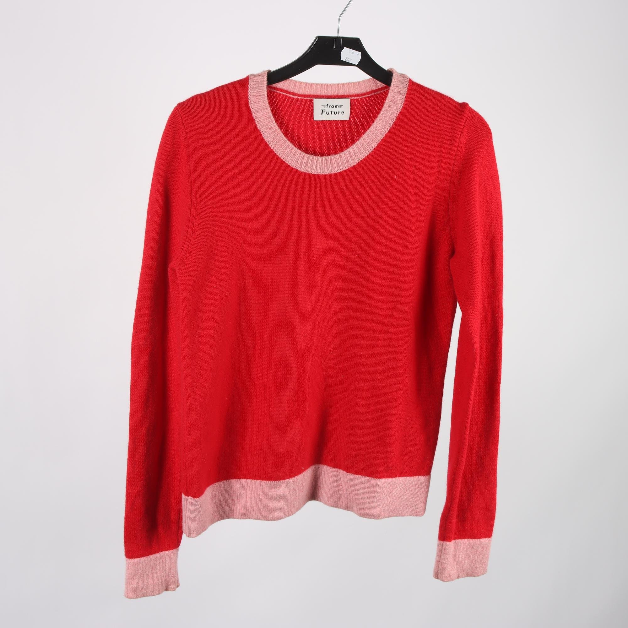 Tröja, From Future, röd, rosa, stl. L